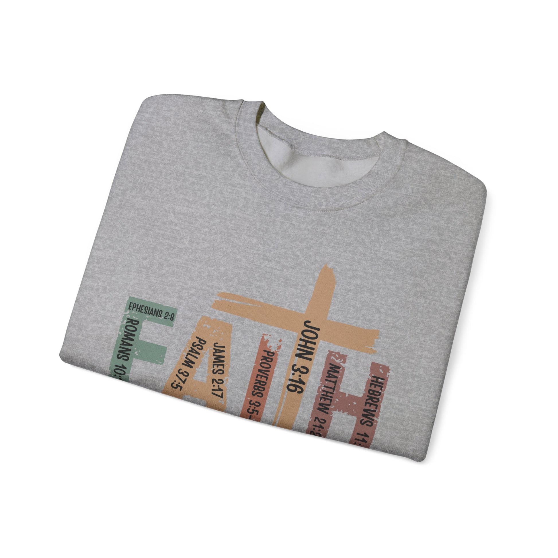 Walk by Faith Sweatshirt  Comfortable Christian Apparel, Perfect Gift Idea Perfect Gift for Christian