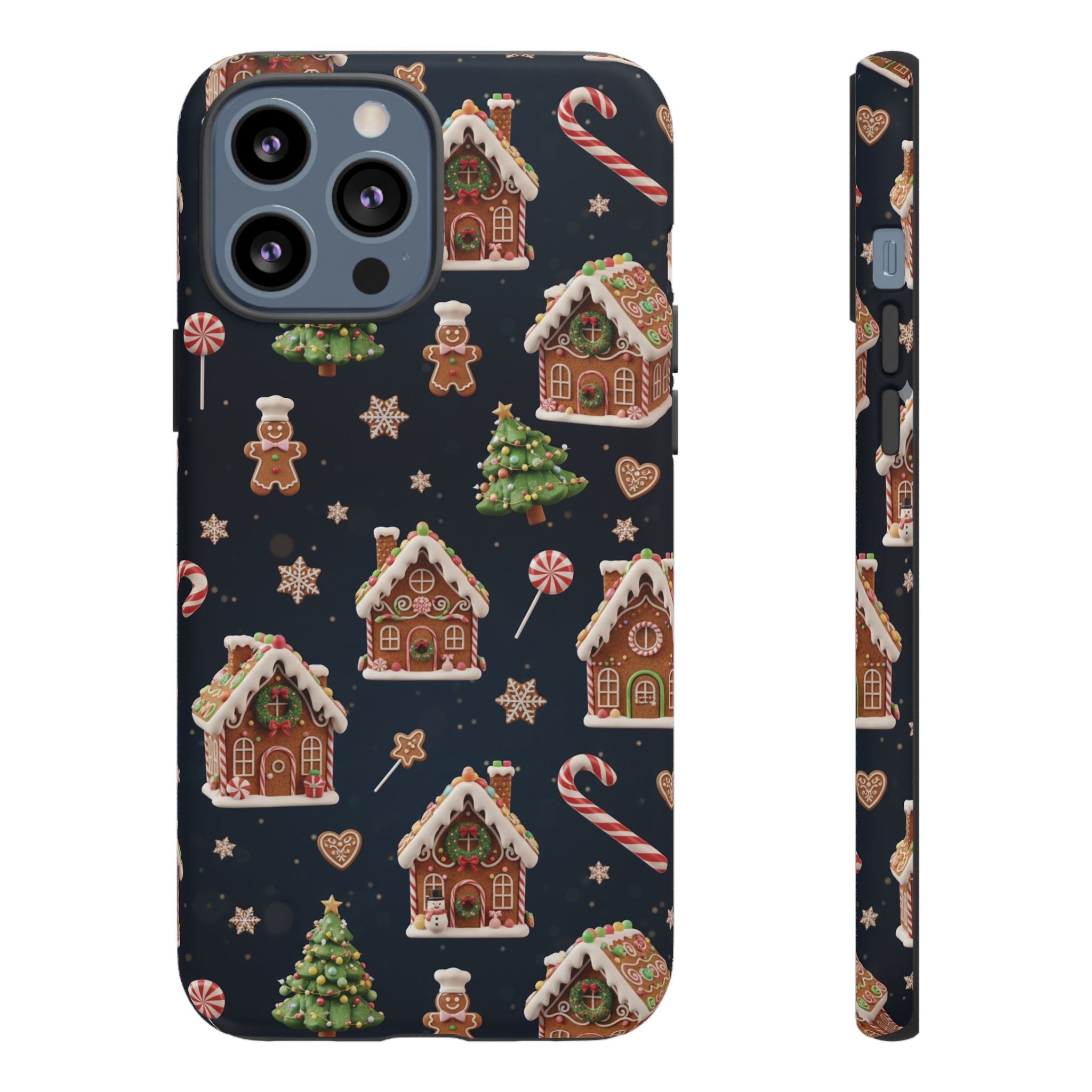 3D Gingerbread House Christmas Phone Case | Premium Holiday Gift Cover for iPhone 17, iPhone, and Samsung Galaxy Gift for Her or Him