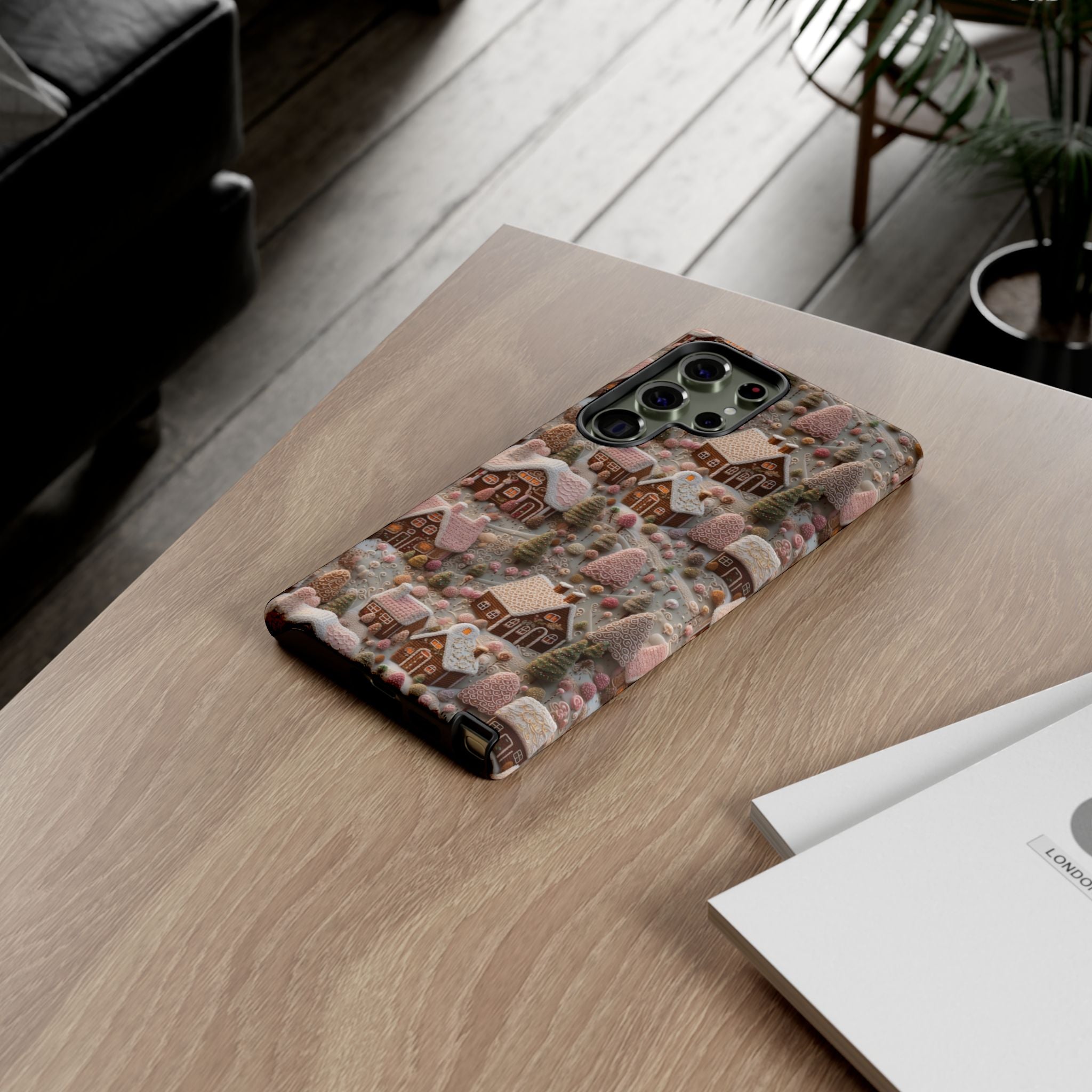 Gingerbread House 3D Phone Case Durable for iPhone Samsung Gift iPhone 15, 14, 13 Samsung Pixel Gift for Mom Accessory Gift for Her