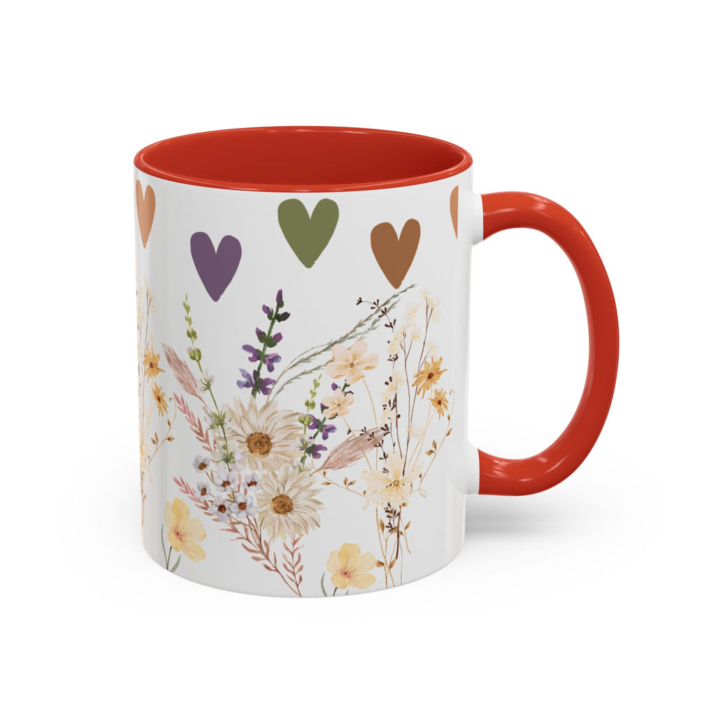 Wildflower Ceramic Mug Elegant Gift for Coffee or Tea Lovers Perfect for Mothers Day Birthdays and Adding Charm to Any Kitchen Gift