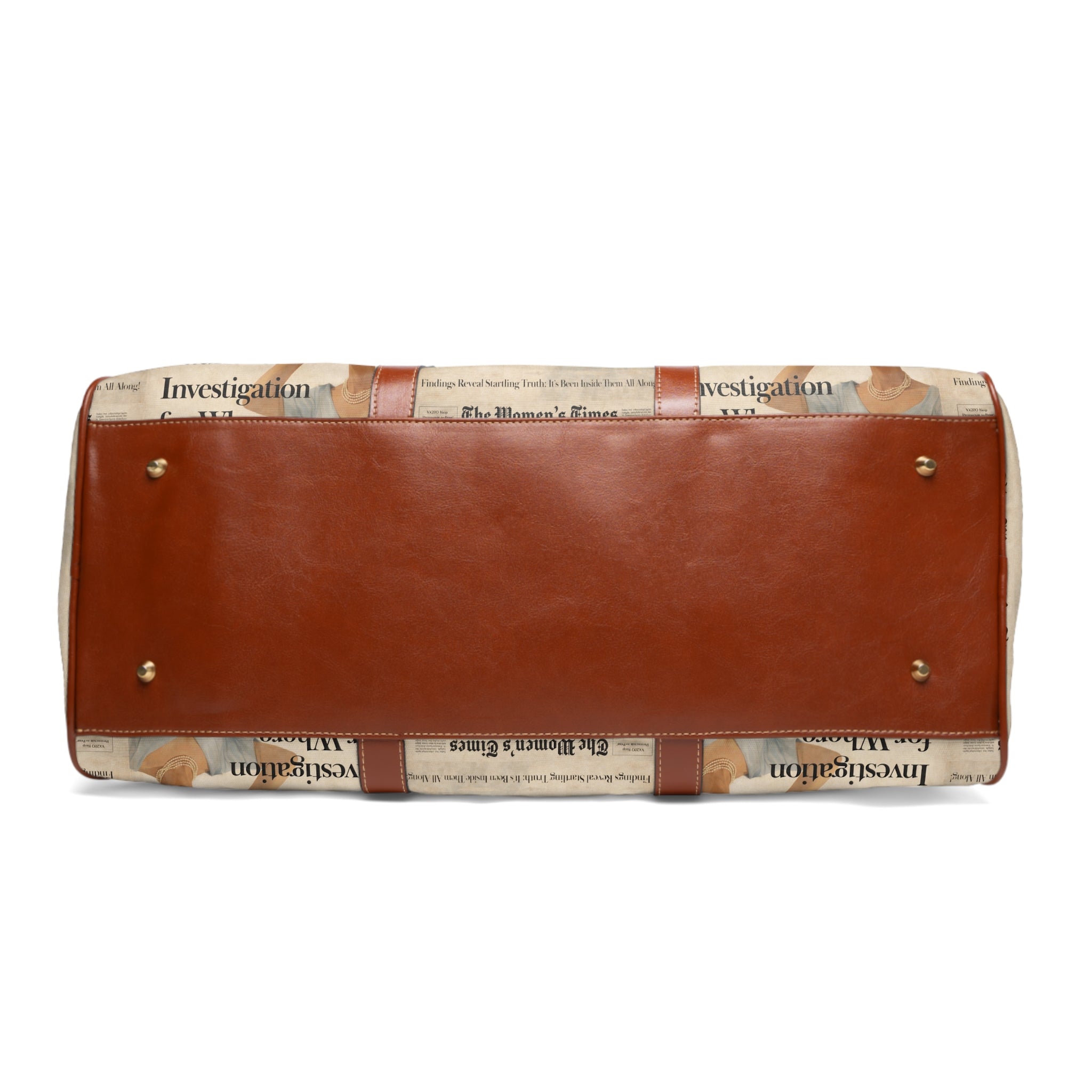 Funny Vintage Sarcastic Woman Waterproof Travel Bag | Retro Travel Tote Weekend Bag