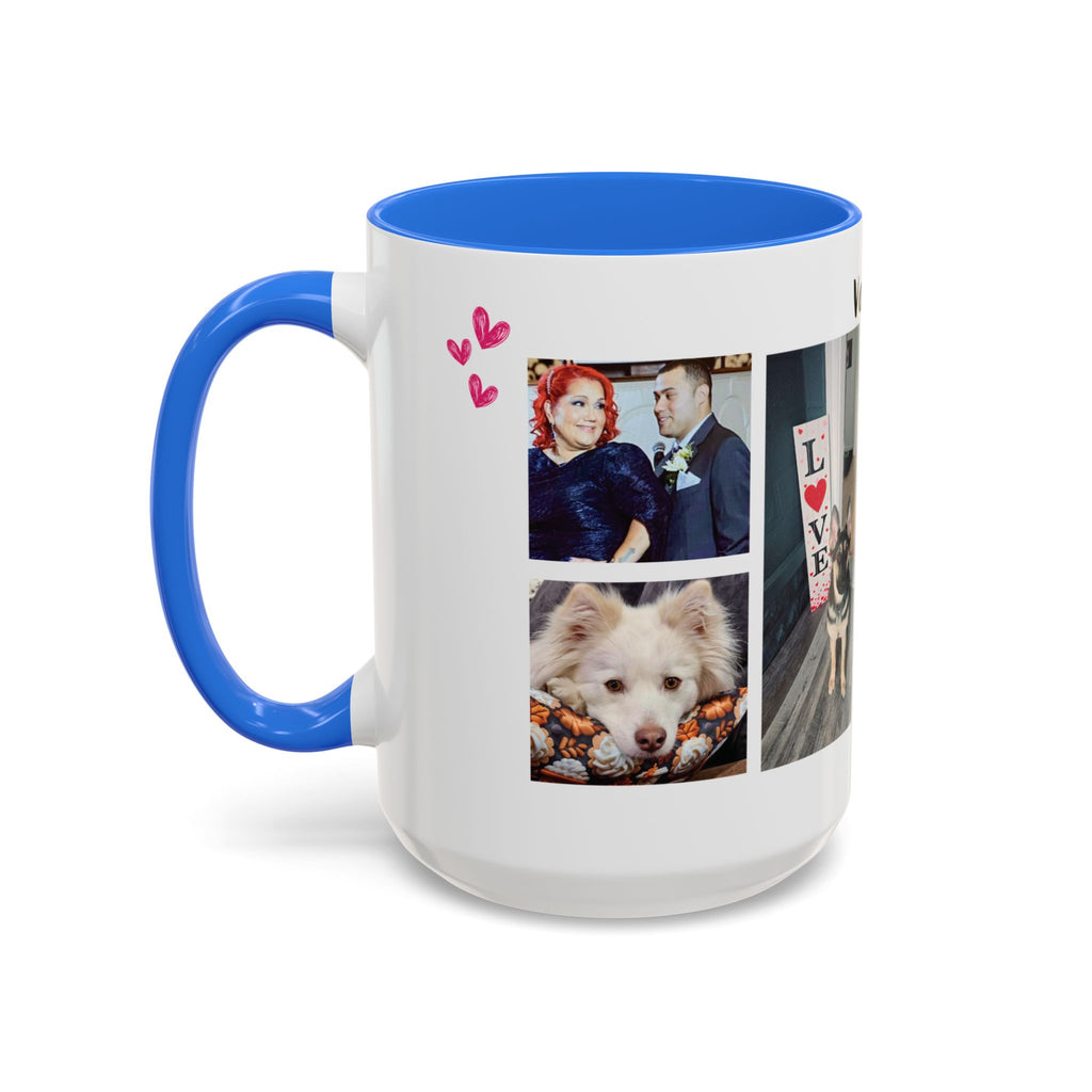 Personalized Photo Collage Coffee Mug, Custom Image Gift for Mom, Mother's Day Present, Colorful 15oz Cup, Birthday Mug, Custom Picture Mug Perfect Giift