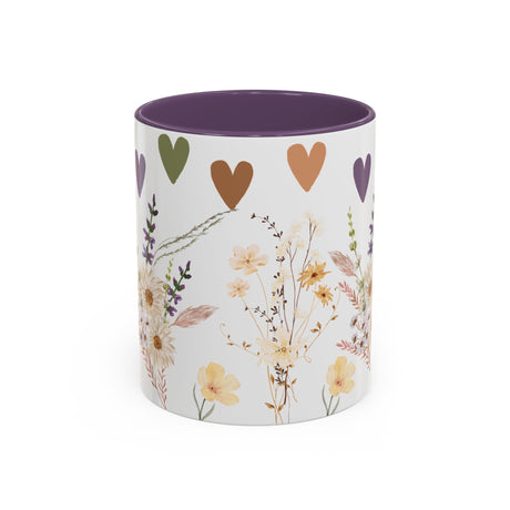 Wildflower Ceramic Mug Elegant Gift for Coffee or Tea Lovers Perfect for Mothers Day Birthdays and Adding Charm to Any Kitchen Gift
