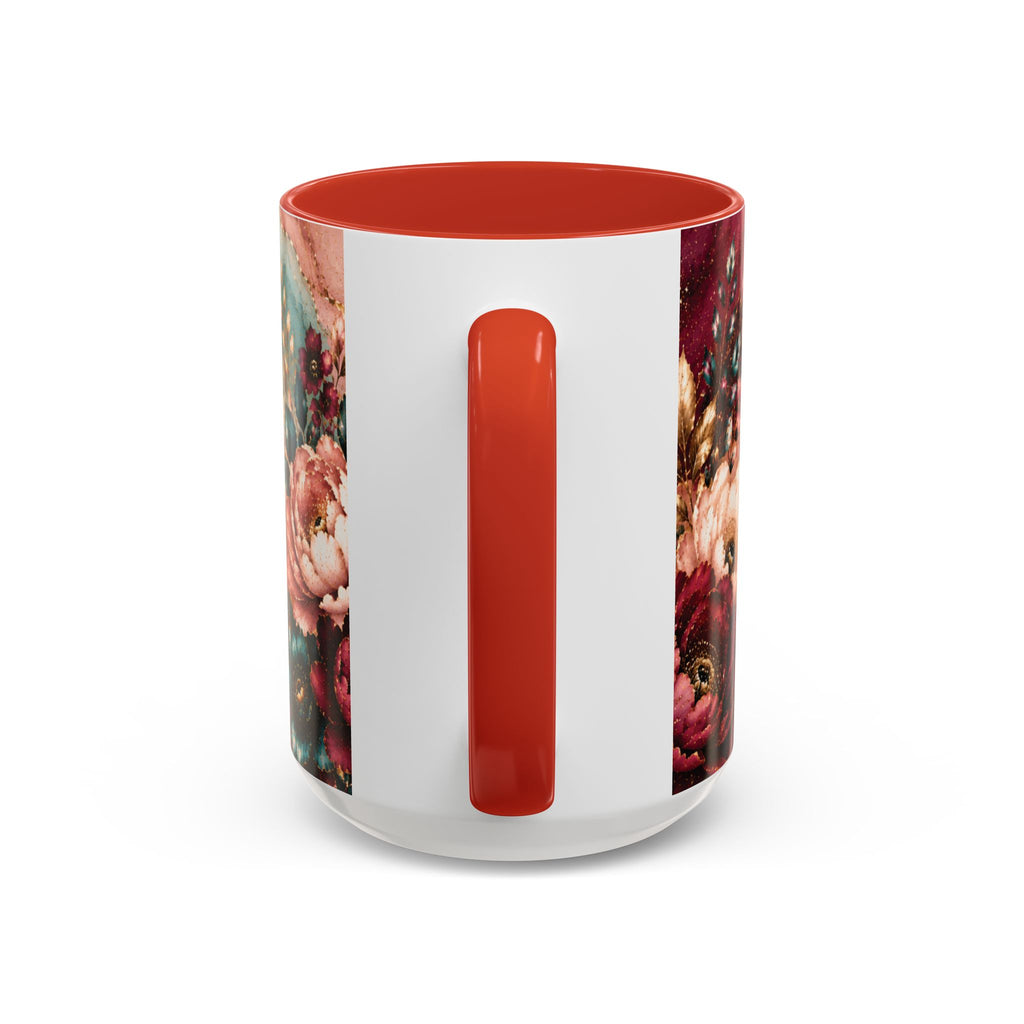 Personalized Name Mug for Women, Inspirational Color Handle Coffee Mug, 11 oz or 15 oz Gift for Her
