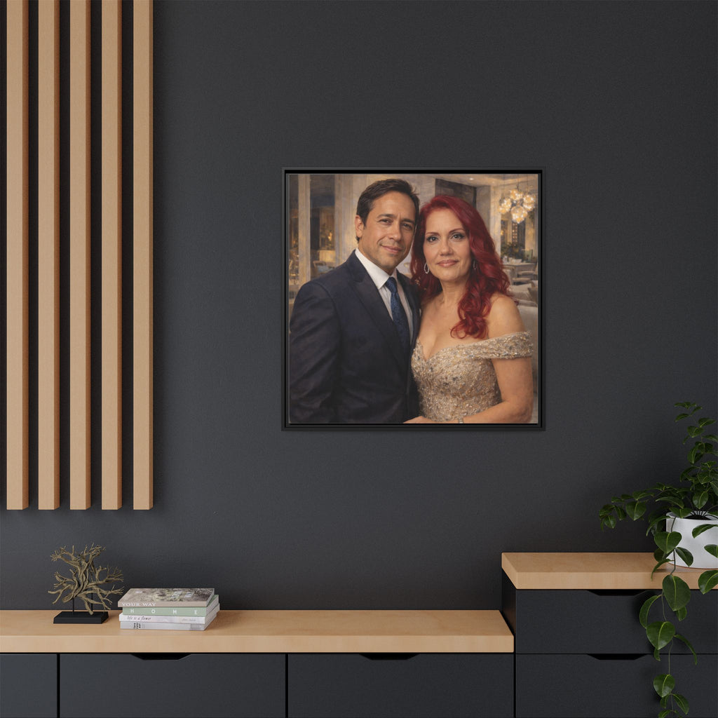 Custom Oil Painting Illusion Canvas – Luxury Portrait Art