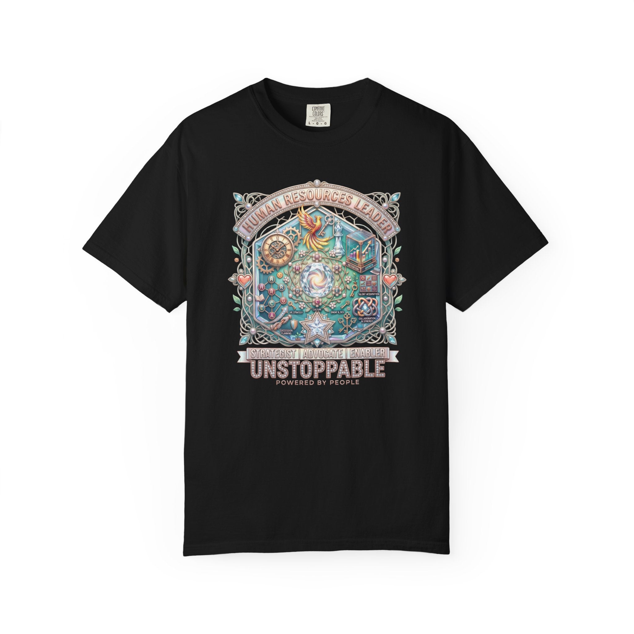 Human Resources Leader Inspirational Graphic T-Shirt  Motivational Nature Tee