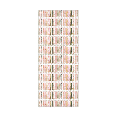 Pastel Brushstroke Floral Wrapping Paper Soft Pink & Peach Illusion Design, Elegant Gift Wrap for Her, Aesthetic Packaging for Birthdays  More Weddings
