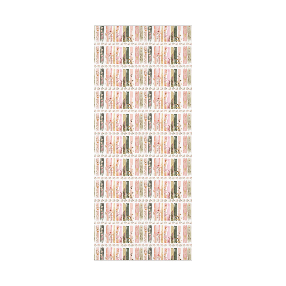 Pastel Brushstroke Floral Wrapping Paper Soft Pink & Peach Illusion Design, Elegant Gift Wrap for Her, Aesthetic Packaging for Birthdays  More Weddings