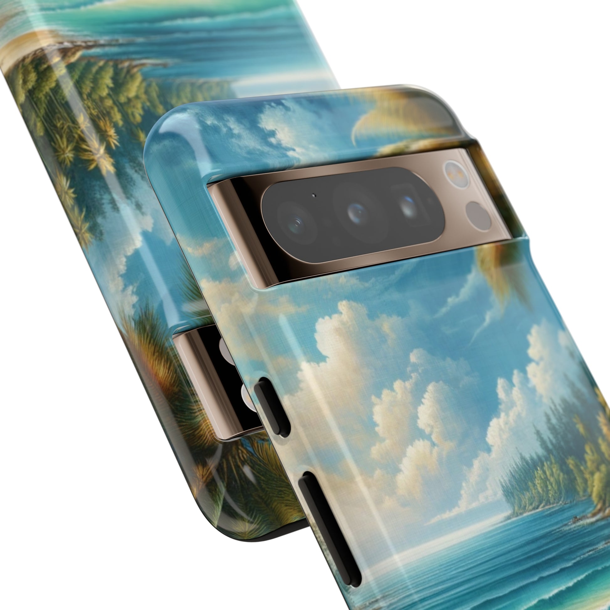 Coastal Serenity Ocean Beach View Protective Phone Case Gift for Her Phone 15, Samsung iPhone Samsung Gift for Her Case iPhone 15, Samsung iPhone Samsung Accessory Gift for Her.