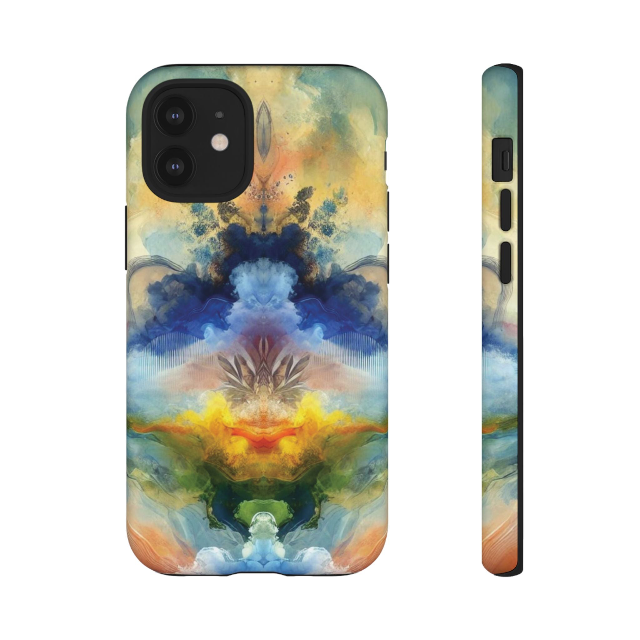 Modern Watercolor Abstract Phone Case Compatible with iPhone, Samsung & More - Stylish, Durable Protection with Vibrant Artistic Design Perfect Gift for Her