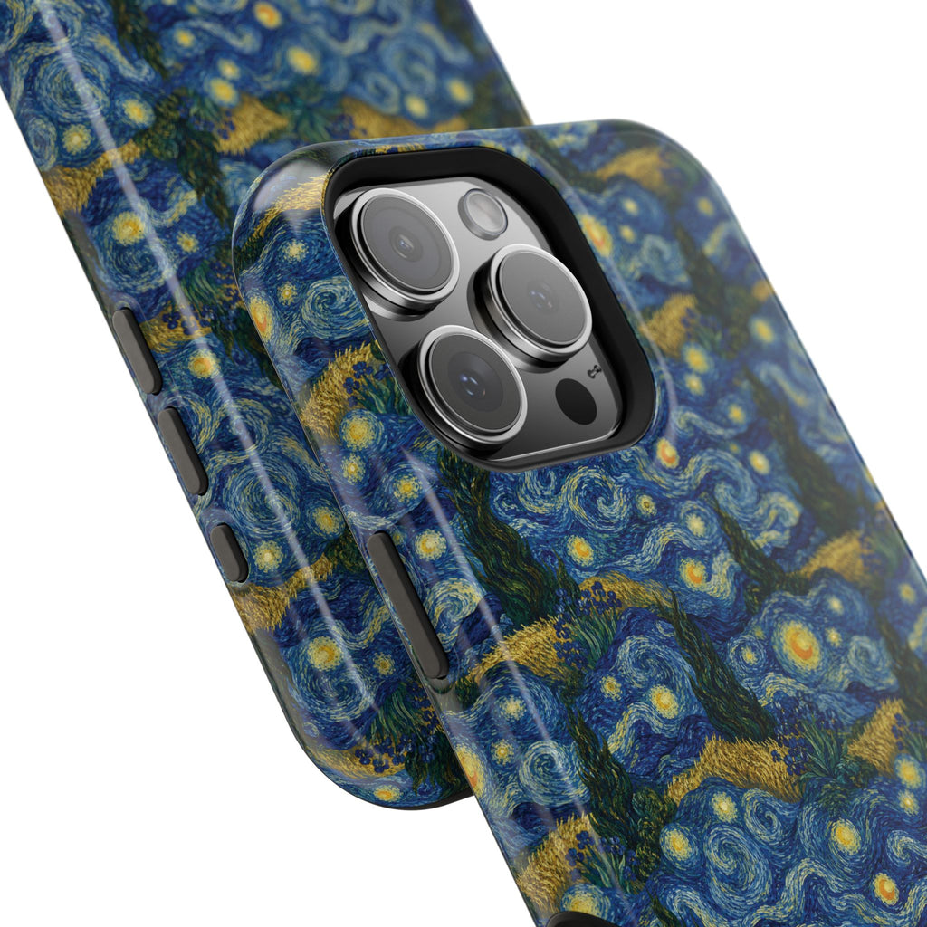 Van Gogh Illusion Magnetic Phone Case — Elegant Impact‑Resistant Art Lover Design