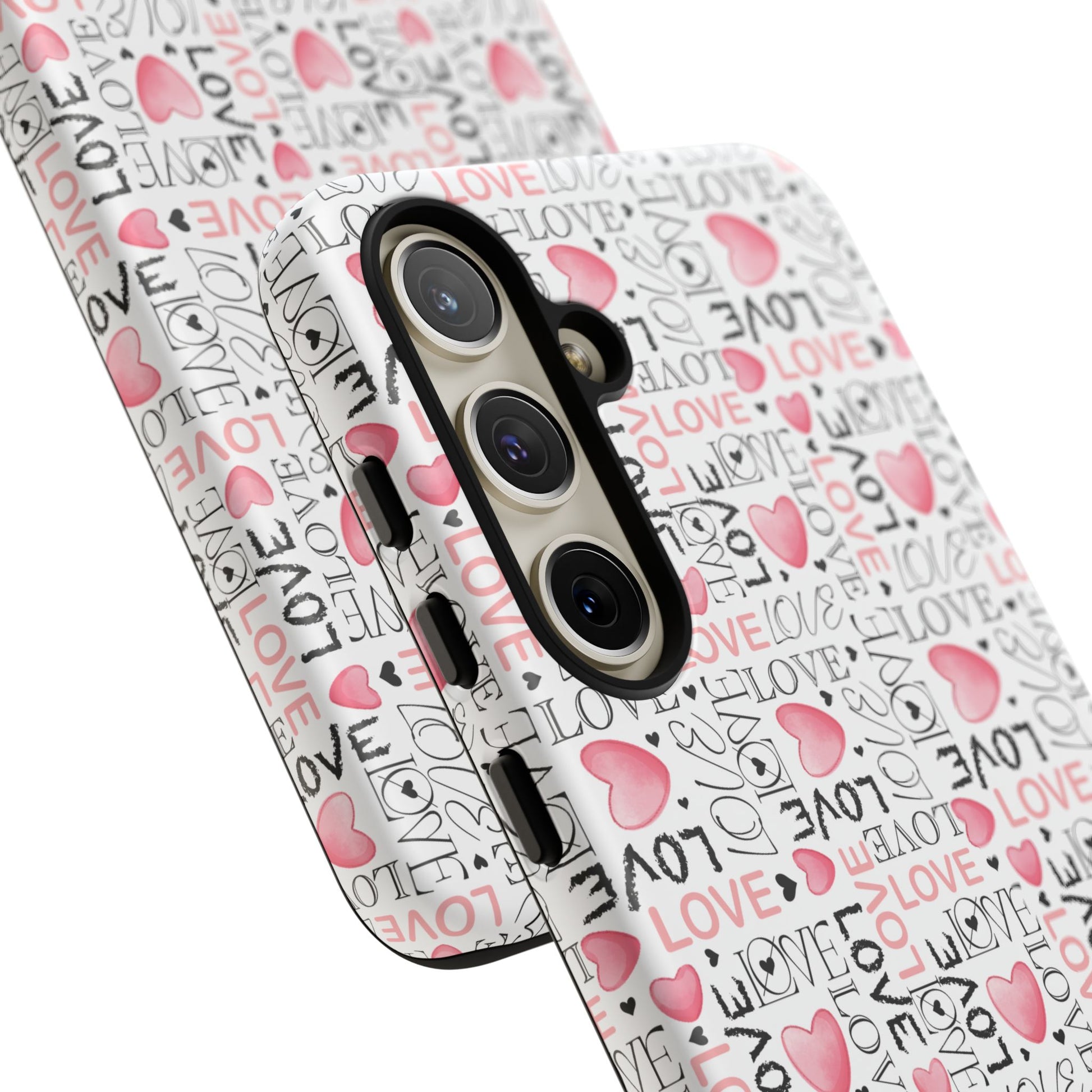Cute Love Modern Watercolor Abstract Phone Case Compatible with iPhone, Samsung & More - Stylish, Durable Protection with Vibrant Artistic Design Perfect Gift for Her