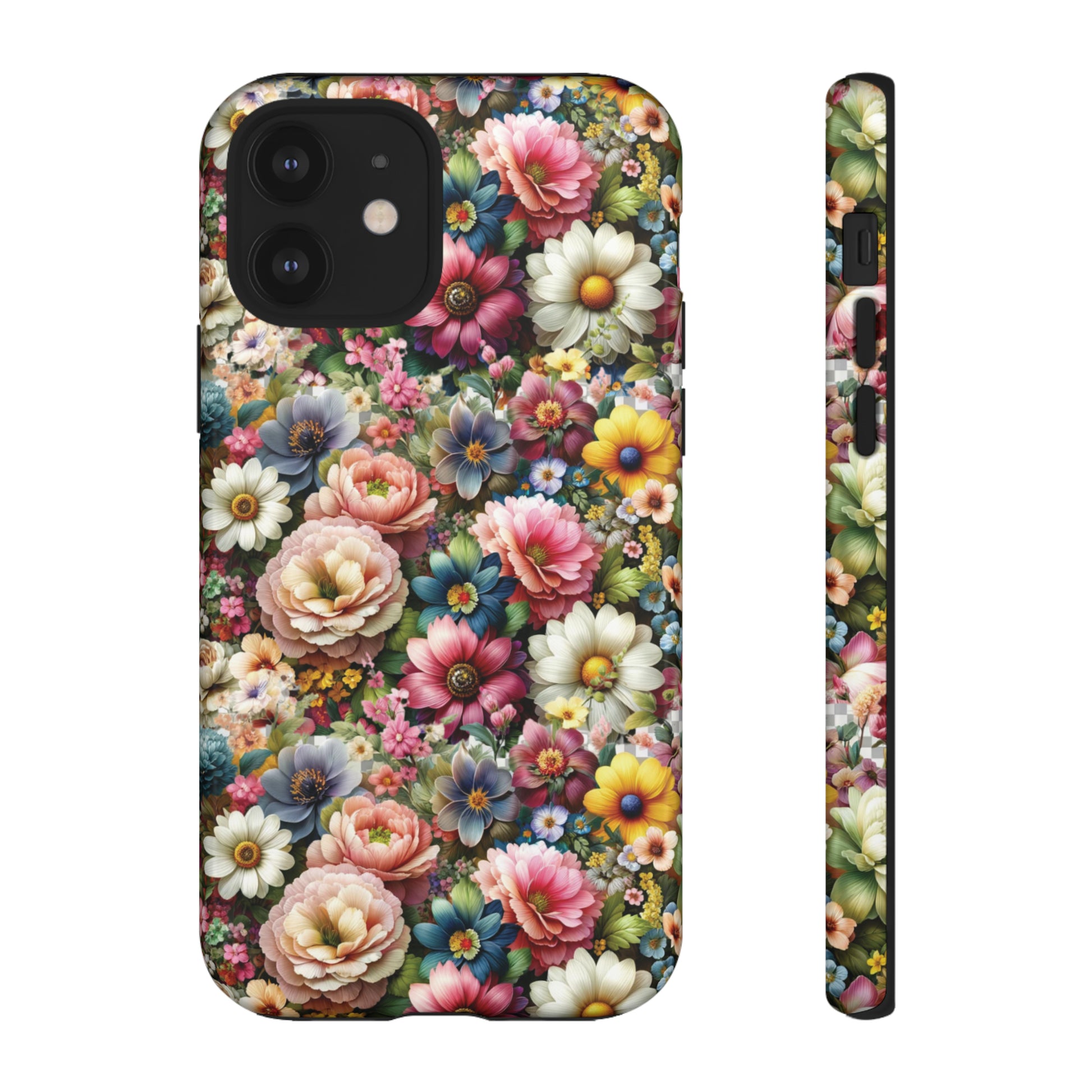 Floral Luxury Phone Tough Case Floral Elegant Durable Stylish for Modern Devices iPhone 15, Samsung iPhone Samsung Accessory Gift for Her.