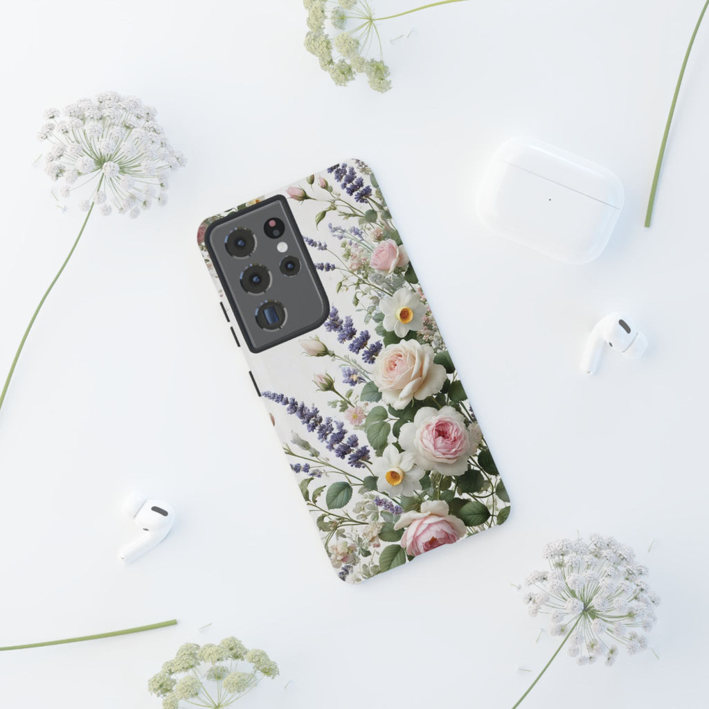 Boho Floral Fall Phone Case for iPhone 17,16  21 23 Samsung, and Pixel | Stylish Protective Cover Gift for Her Perfect for Floral Lover