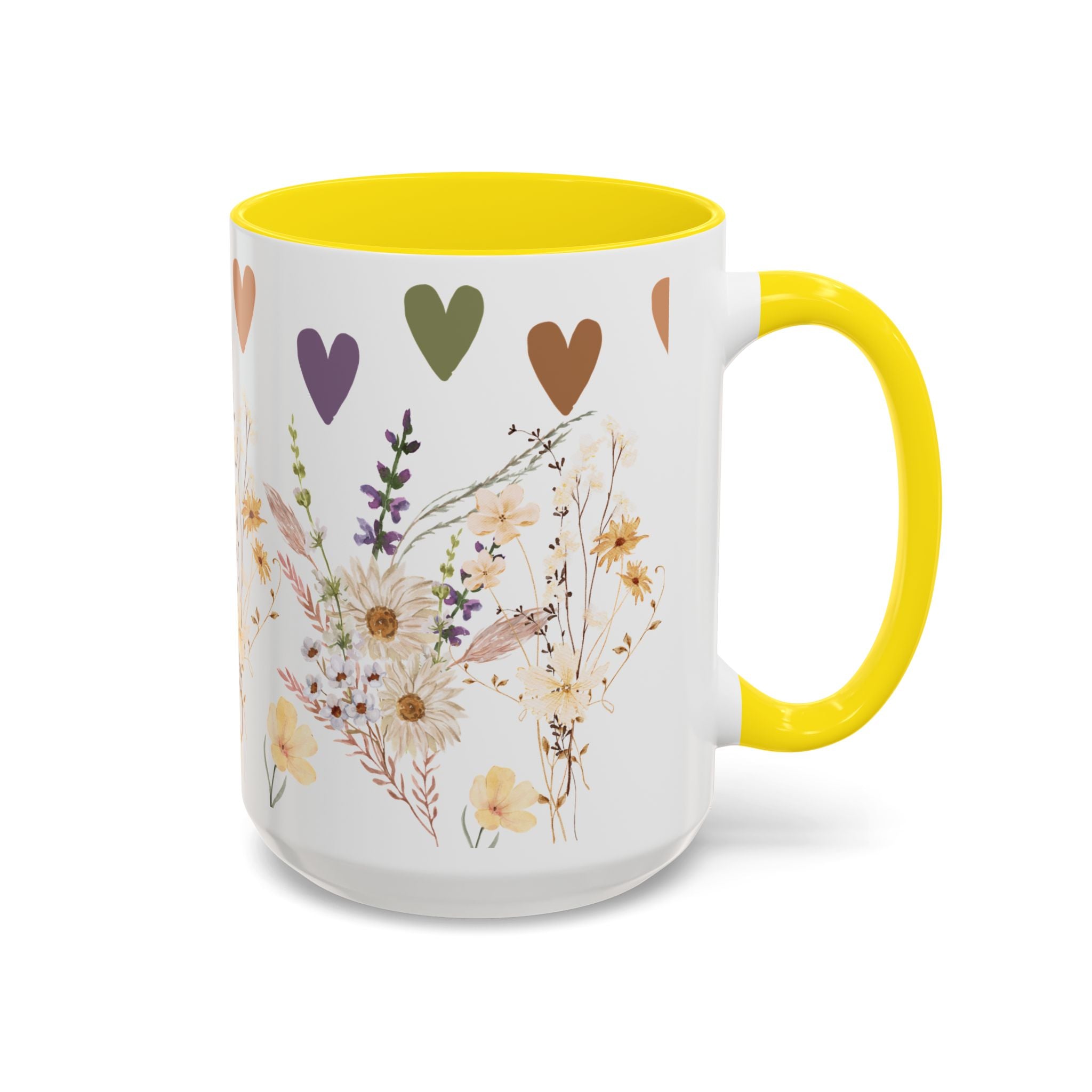 Tasse en céramique Wildflower – Cadeau élégant pour les amateurs de café ou de thé – Parfait pour la fête des mères, les anniversaires et pour ajouter du charme à toute cuisine.