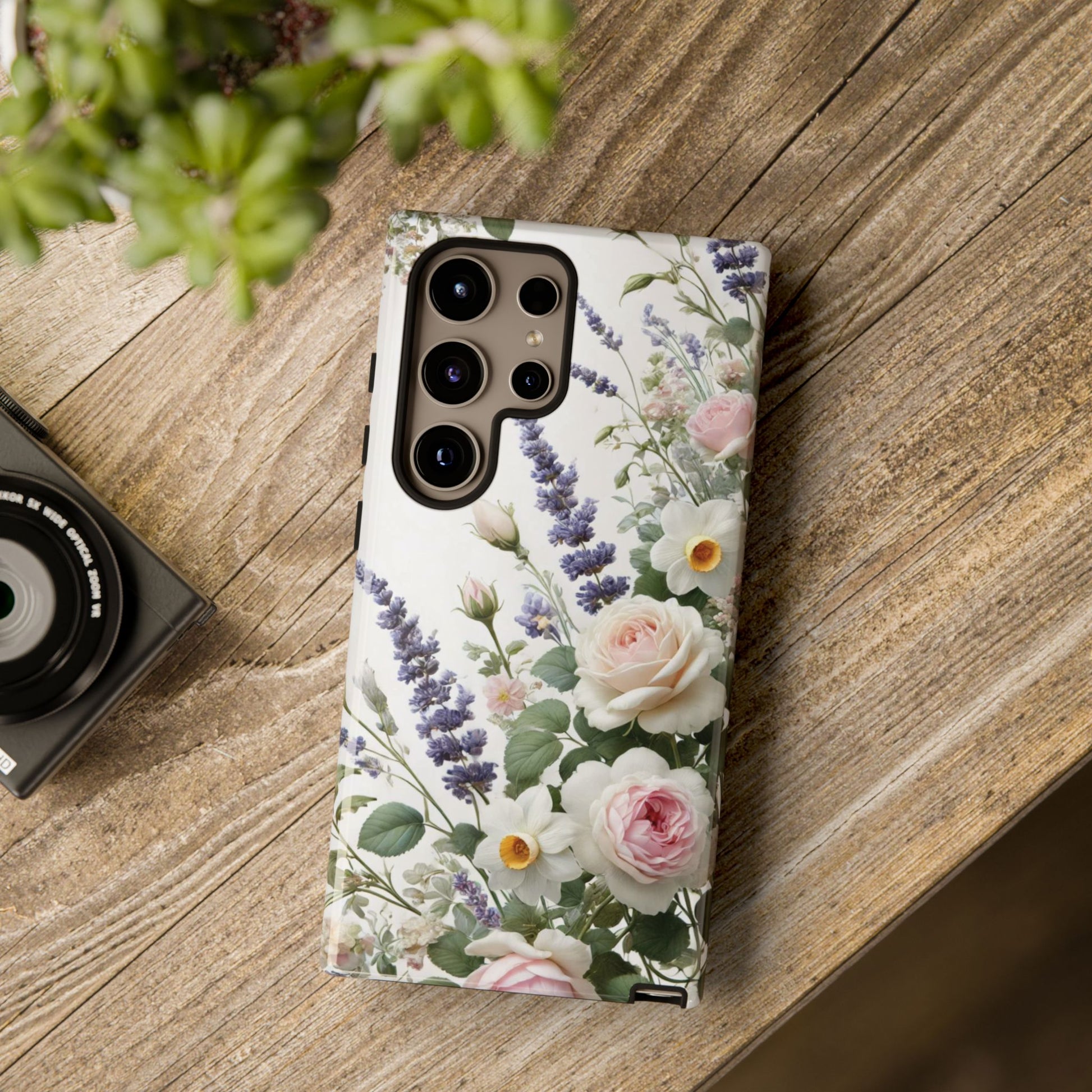 Boho Floral Fall Phone Case for iPhone 17,16  21 23 Samsung, and Pixel | Stylish Protective Cover Gift for Her Perfect for Floral Lover