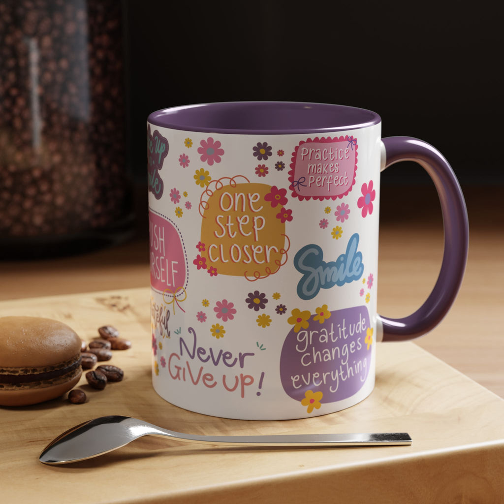 Good Vibes Only Coffee Mug 11 & 15 oz Ceramic Inspirational Cup, Positive Affirmation Gift for Mom, Teacher & Coworker | Morning Motivation Mother's Day, or Cozy Spring Mornings