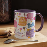 Good Vibes Only Coffee Mug 11 & 15 oz Ceramic Inspirational Cup, Positive Affirmation Gift for Mom, Teacher & Coworker | Morning Motivation Mother's Day, or Cozy Spring Mornings