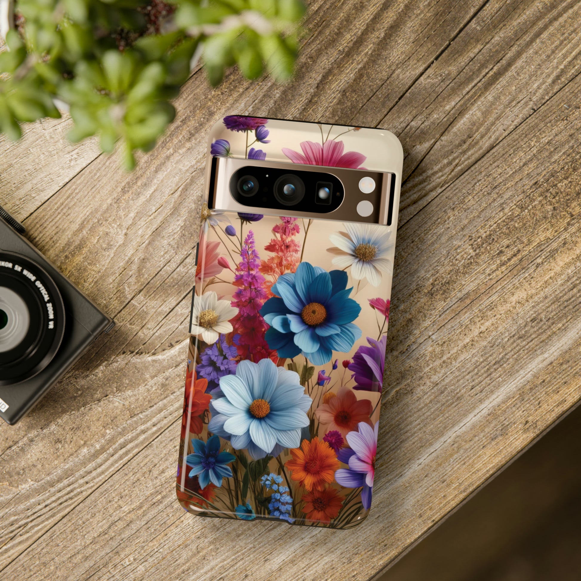 Best Phone Case Floral 3D Illusion Luxury Tough Case Floral Elegant Durable Stylish for Modern Devices iPhone 15, Samsung iPhone Samsung Accessory Gift for Her.