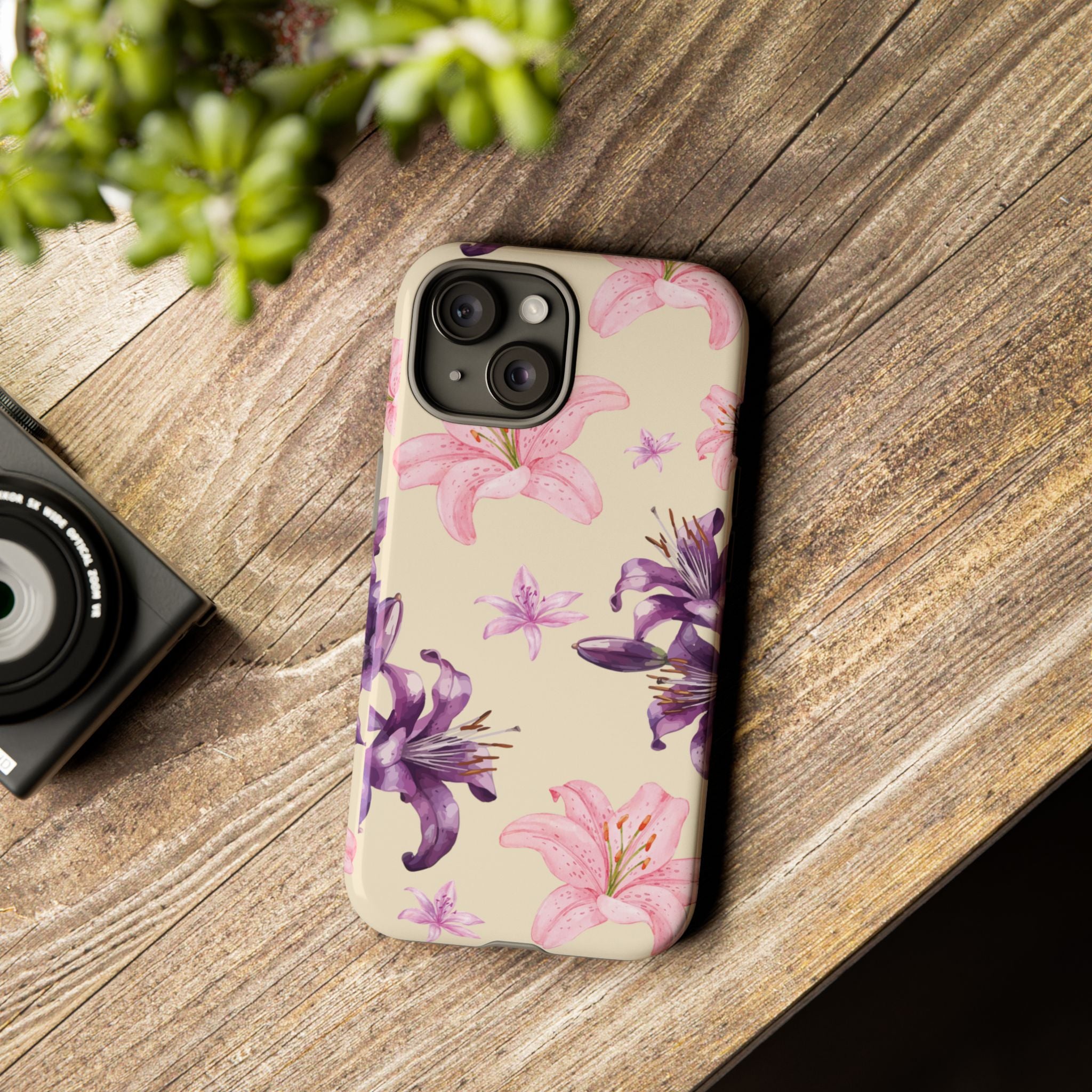 Blooming Tiger Lily Phone Case - Compatible with iPhone, Samsung, and Pixel | Stylish Protective Cover Gift for Her Perfect for Floral Lover