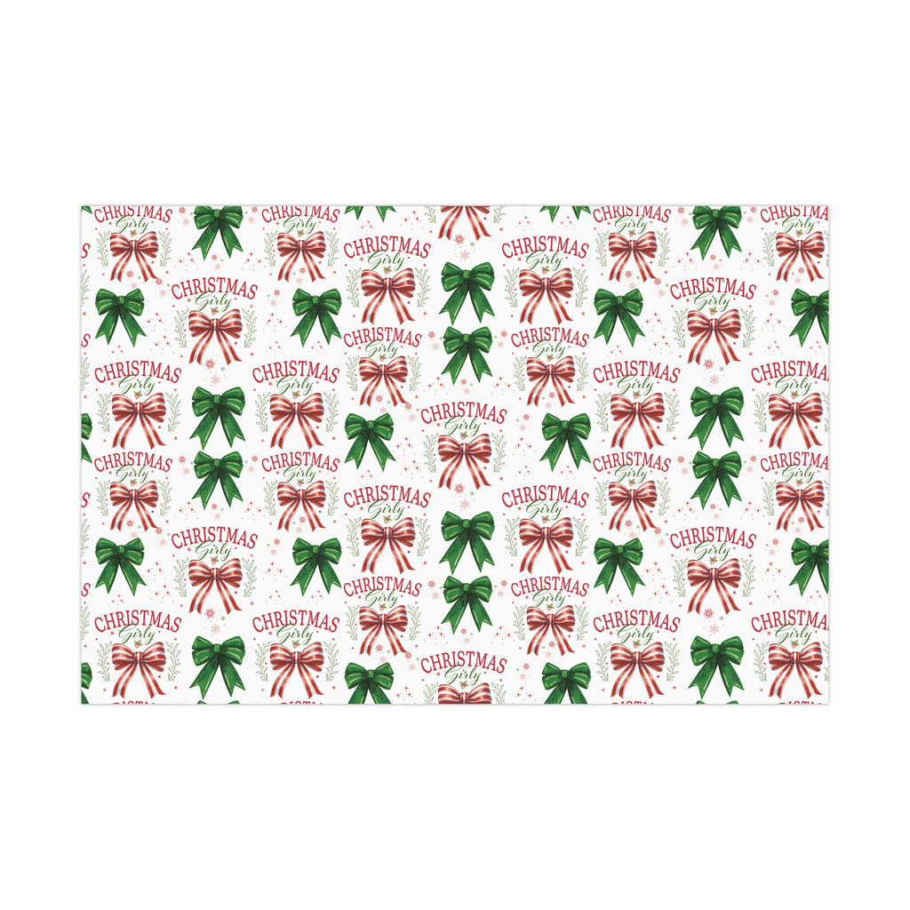 Girly Christmas Wrapping Paper | Cozy Holiday Gift Wrap | Perfect for Christmas Presents, Wedding Celebrations, and Winter Wonderland Themes Christmas - MRSBYVALLE