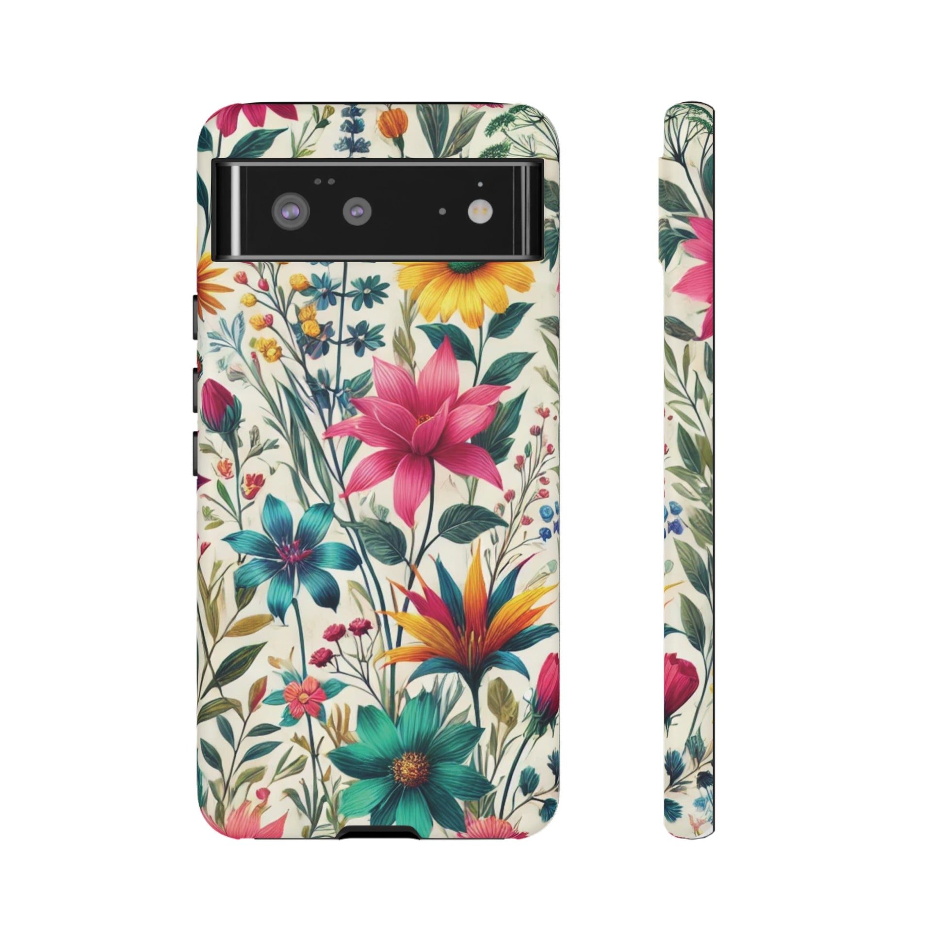 Wildflowers Boho Chic Design Phone Case - Stylish, Protective Cover for All Models Gift for Mom Accessory Gift for Her