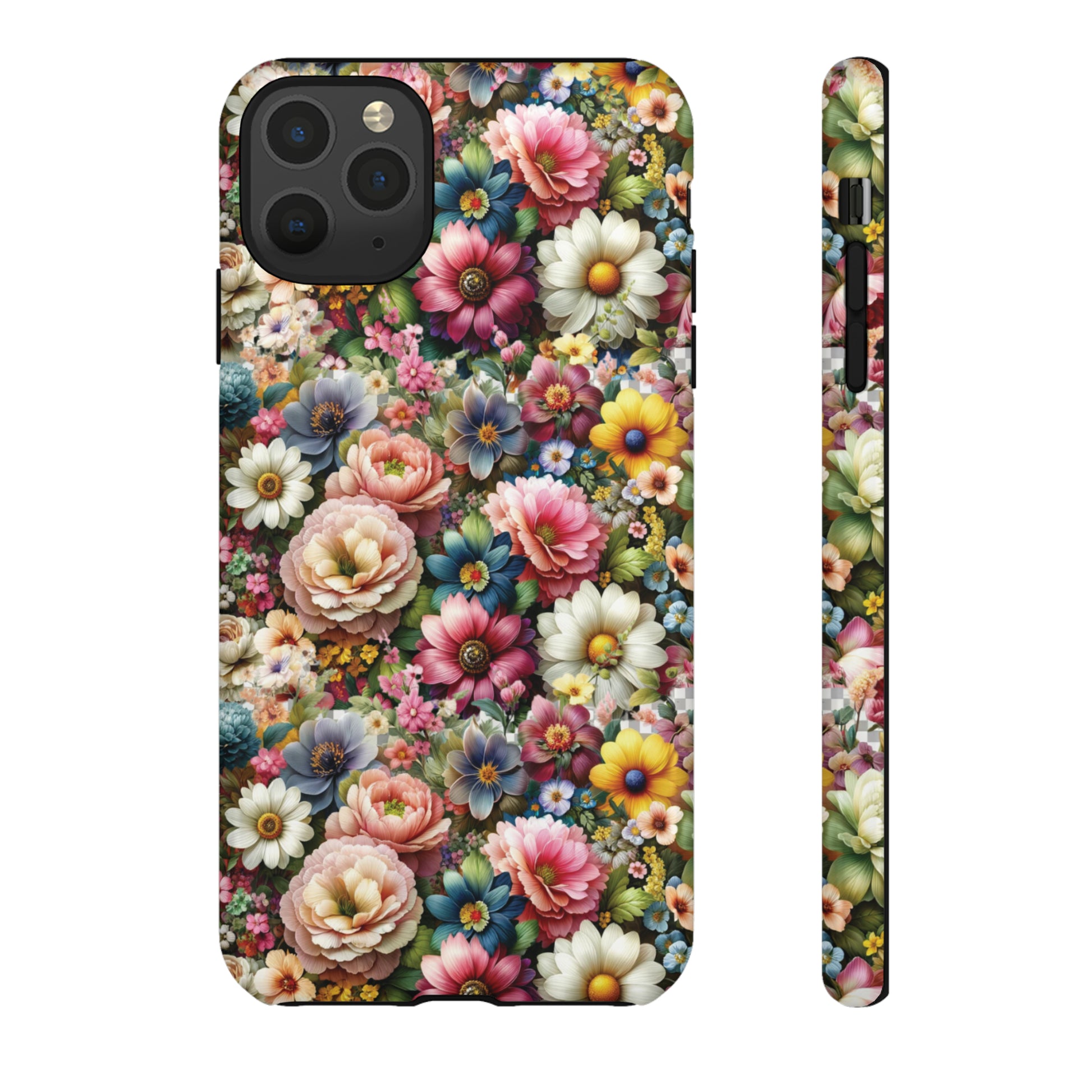 Floral Luxury Phone Tough Case Floral Elegant Durable Stylish for Modern Devices iPhone 15, Samsung iPhone Samsung Accessory Gift for Her.