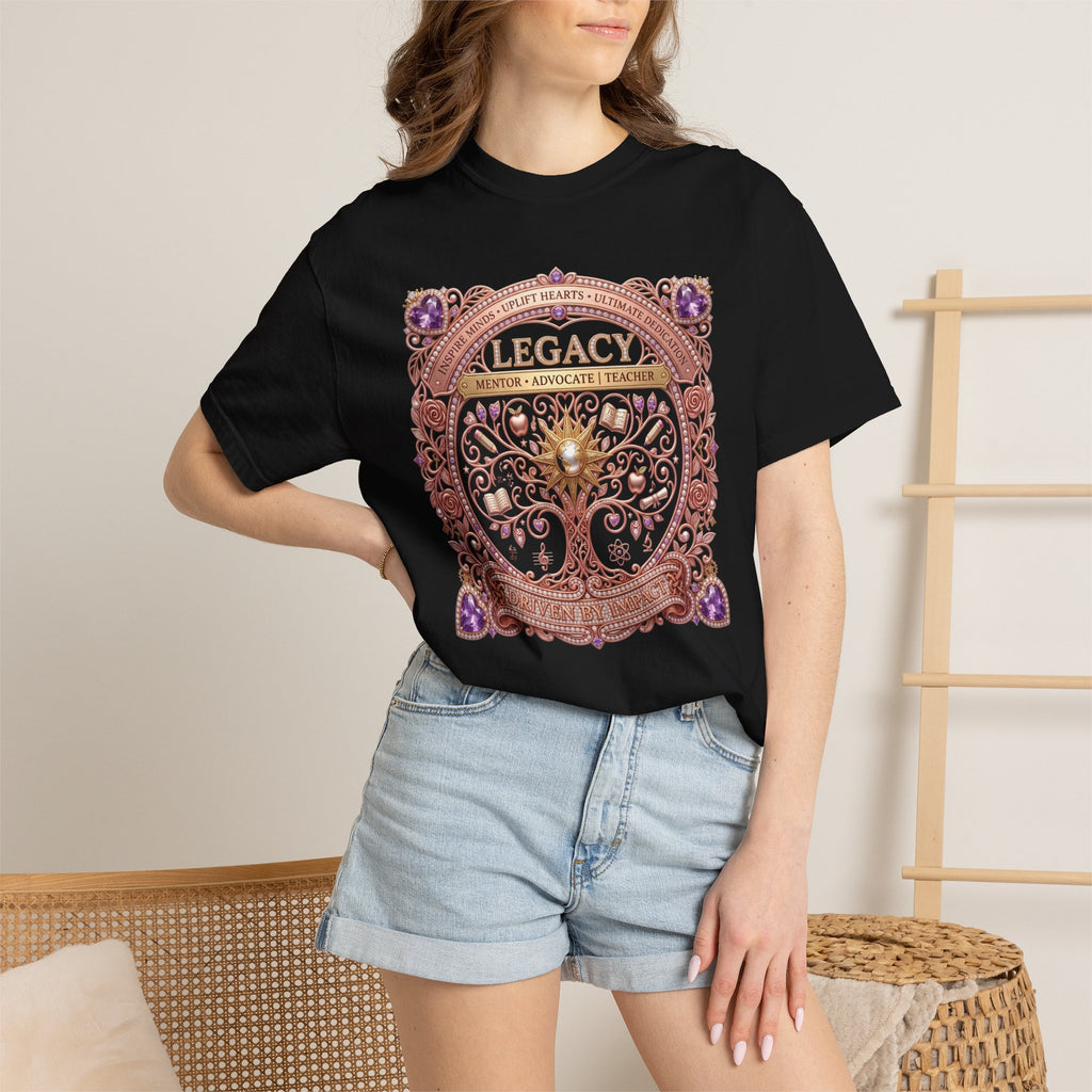 Teacher Driven by Impact Comfort Colors® T-Shirt | Inspirational Teacher Graphic TeeLegacy Family Tree T-Shirt Gift for her