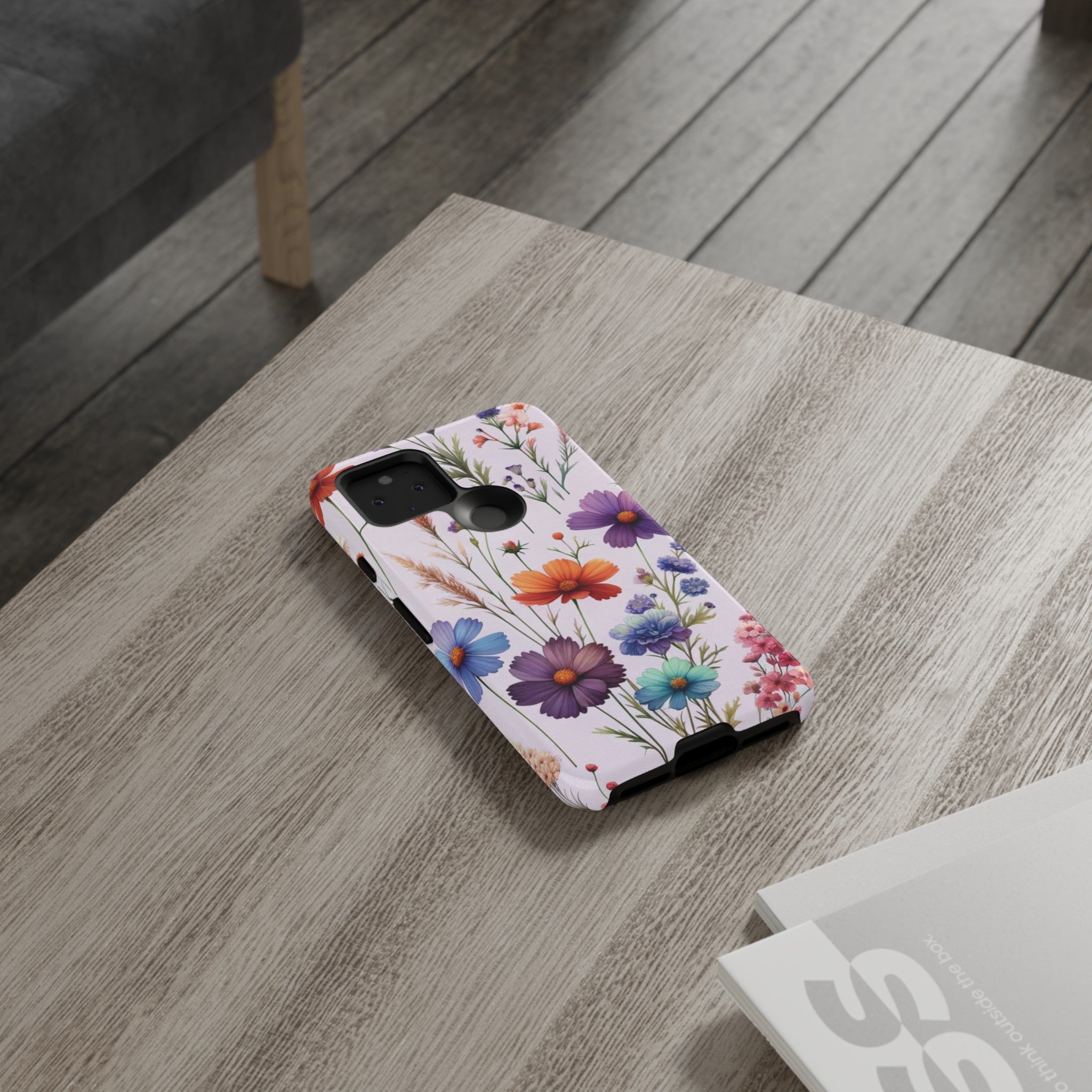 Lavender Wildflowers Protective Phone Case Gift for Her Phone 15, Samsung iPhone Samsung Gift for Her Case iPhone 15, Samsung iPhone Samsung Accessory Gift for Her.