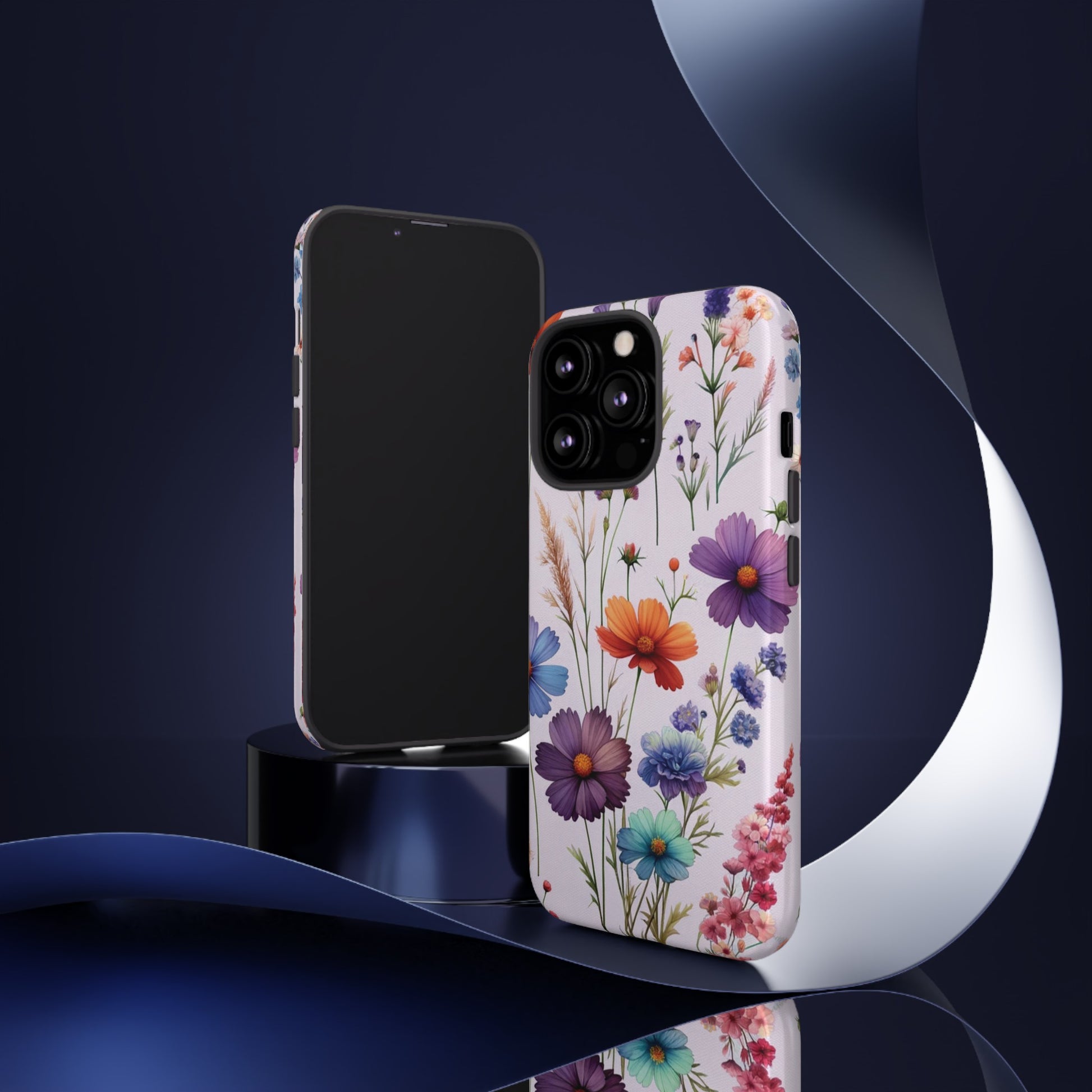 Lavender Wildflowers Protective Phone Case Gift for Her Phone 15, Samsung iPhone Samsung Gift for Her Case iPhone 15, Samsung iPhone Samsung Accessory Gift for Her.