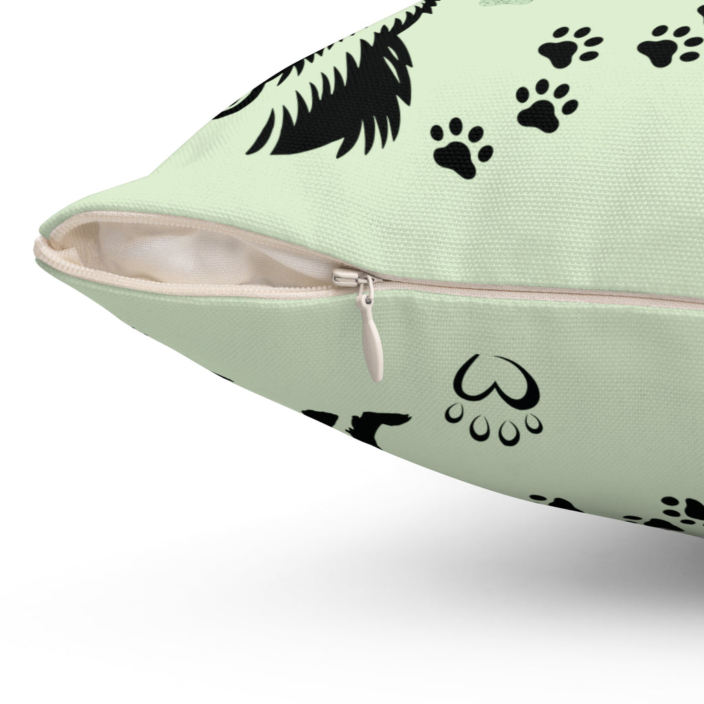 German Shepherd Square Pillow — Decorative Dog Throw Pillow