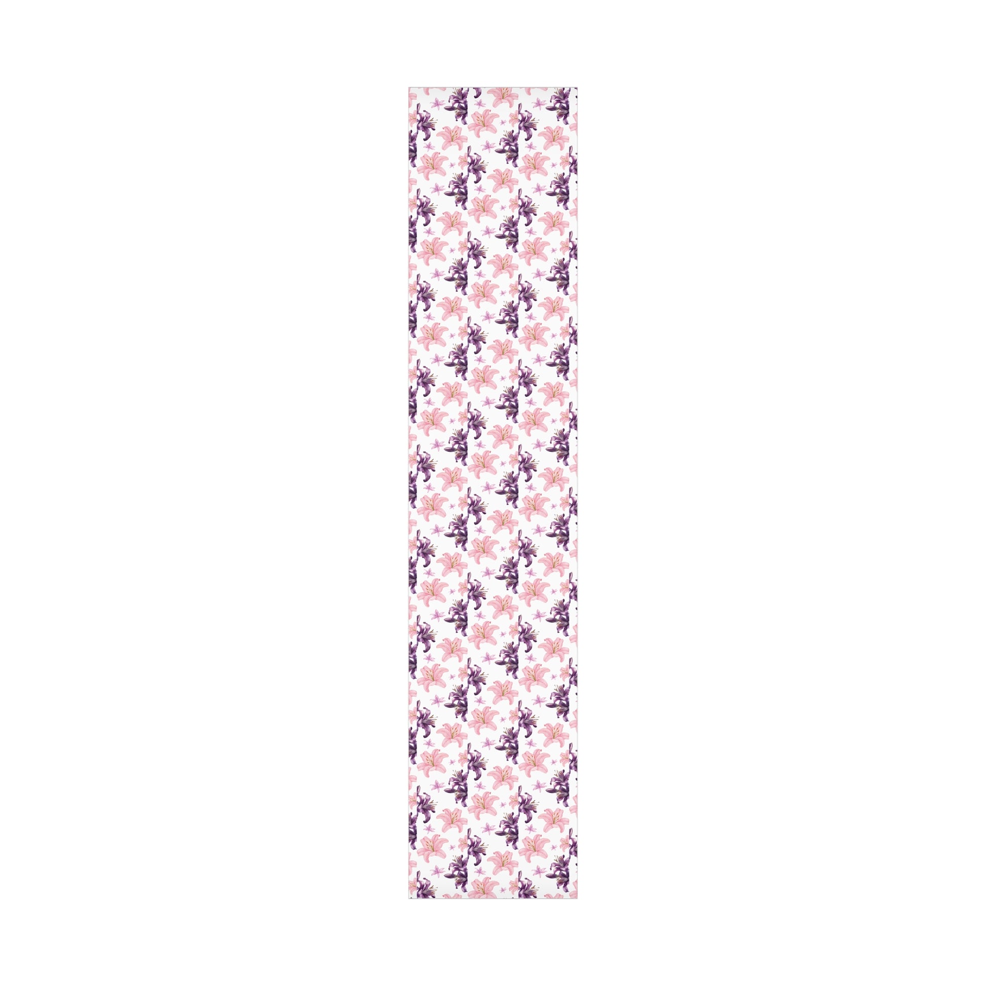 Blooming Tiger Lily Pink and white Wrapping Paper | Cozy Holiday Gift Wrap | Perfect for Christmas Presents, Wedding Celebrations, and Winter Wonderland Themes Christmas - MRSBYVALLE