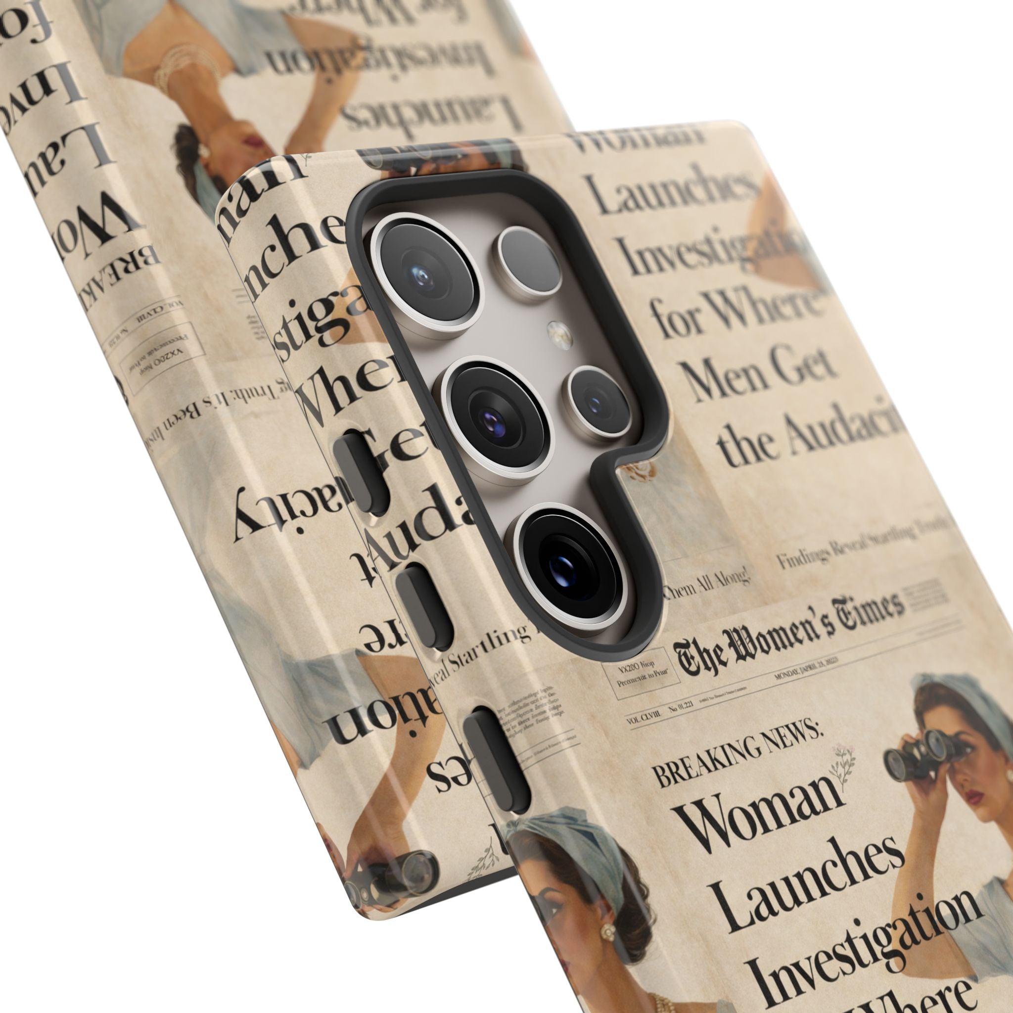 Funny Vintage Sarcastic Women Phone Case | Retro Sarcasm Text Design