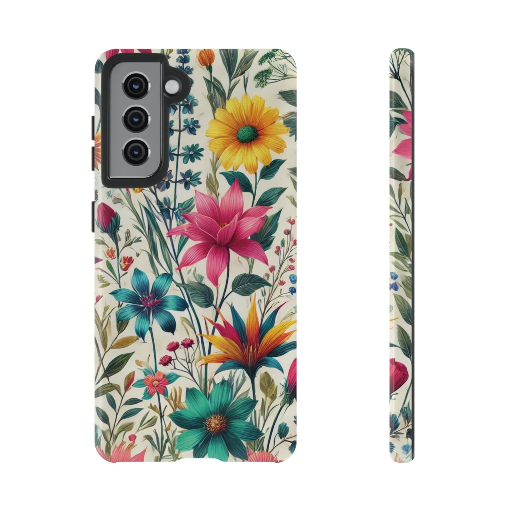 Wildflowers Boho Chic Design Phone Case - Stylish, Protective Cover for All Models Gift for Mom Accessory Gift for Her