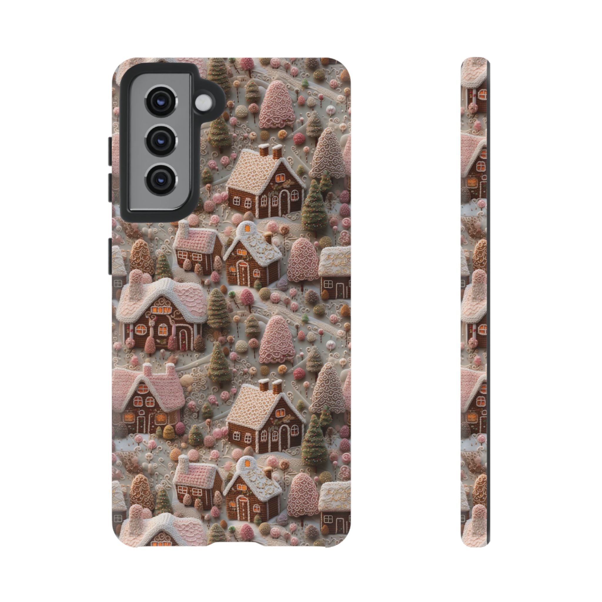 Gingerbread House 3D Phone Case Durable for iPhone Samsung Gift iPhone 15, 14, 13 Samsung Pixel Gift for Mom Accessory Gift for Her