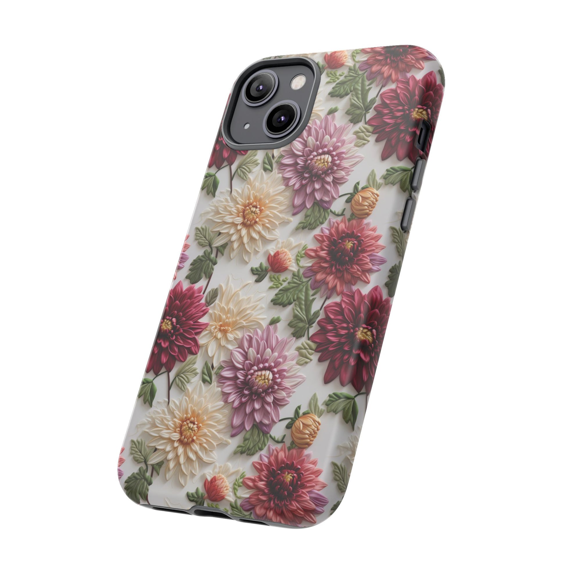 Floral Fall Phone Case for iPhone 16 pro15 14 13 12  21 23 Samsung, and Pixel | Stylish Protective Cover Gift for Her Perfect for Floral Lover