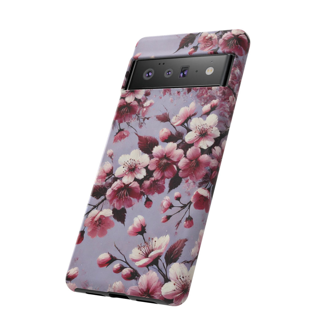 Lavender Floral Fall Phone Case for iPhone 16 pro15 14 13 12  21 23 Samsung, and Pixel | Stylish Protective Cover Gift for Her Perfect for Floral Lover