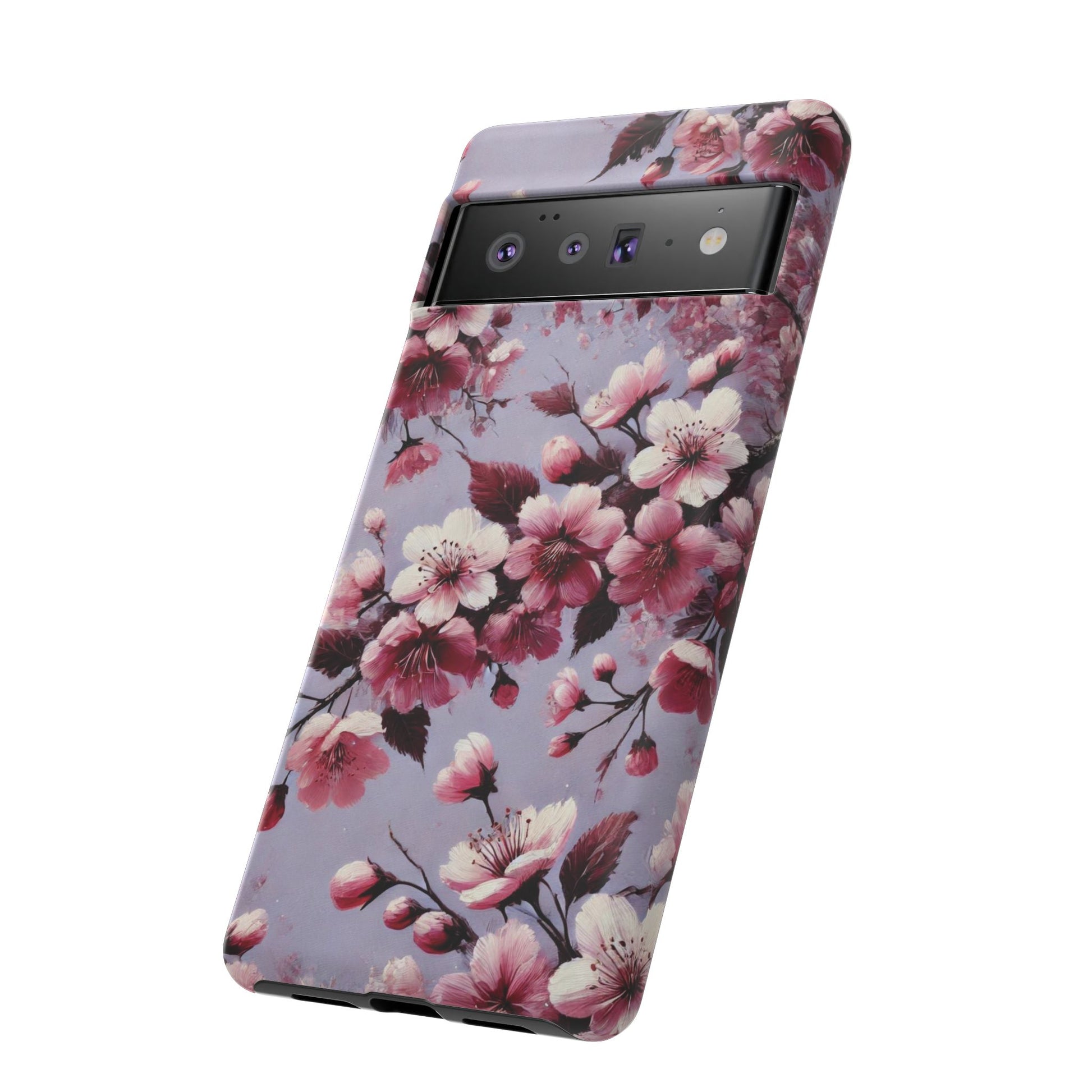 Lavender Floral Fall Phone Case for iPhone 16 pro15 14 13 12  21 23 Samsung, and Pixel | Stylish Protective Cover Gift for Her Perfect for Floral Lover