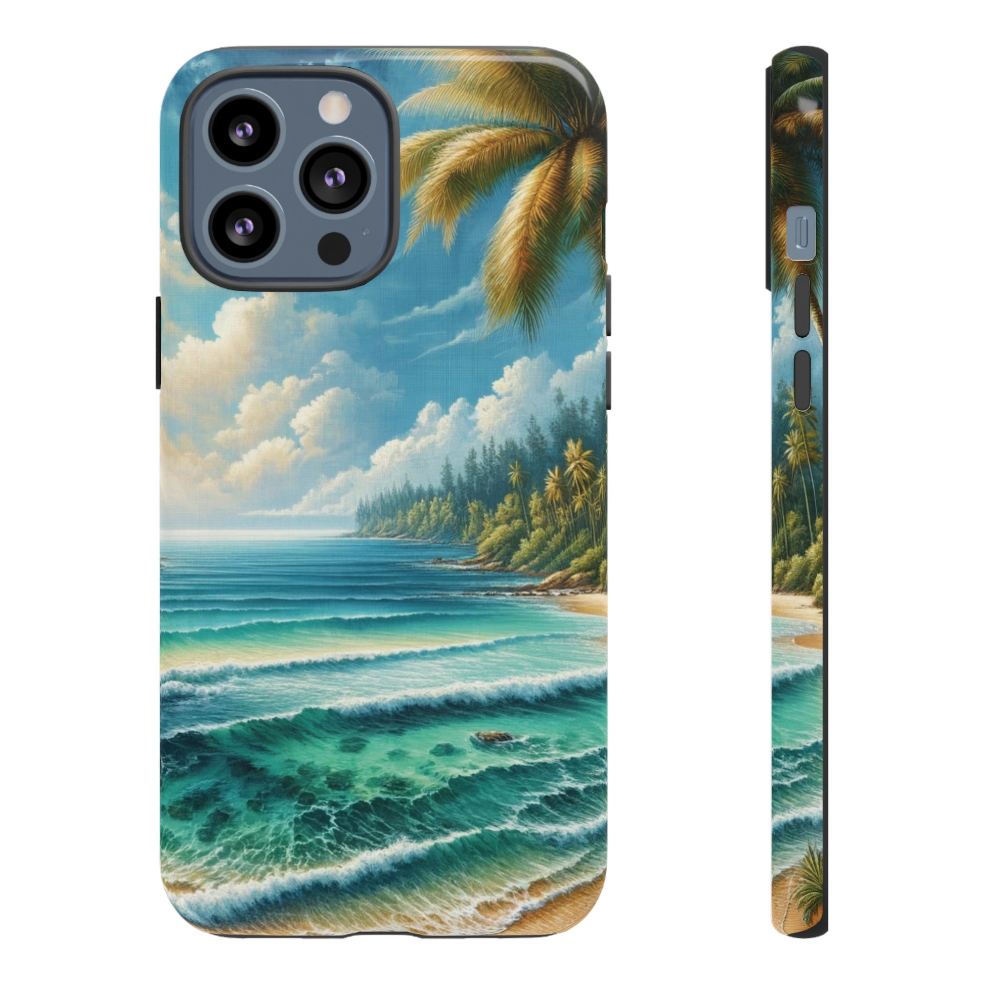 Coastal Serenity Ocean Beach View Protective Phone Case Gift for Her Phone 15, Samsung iPhone Samsung Gift for Her Case iPhone 15, Samsung iPhone Samsung Accessory Gift for Her.