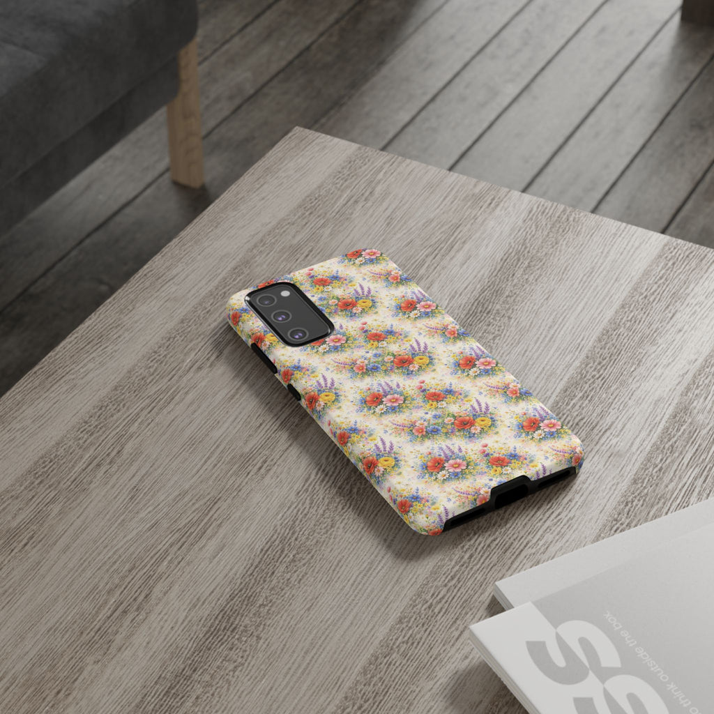 Watercolor Wildflowers Phone Case — Tough Cases