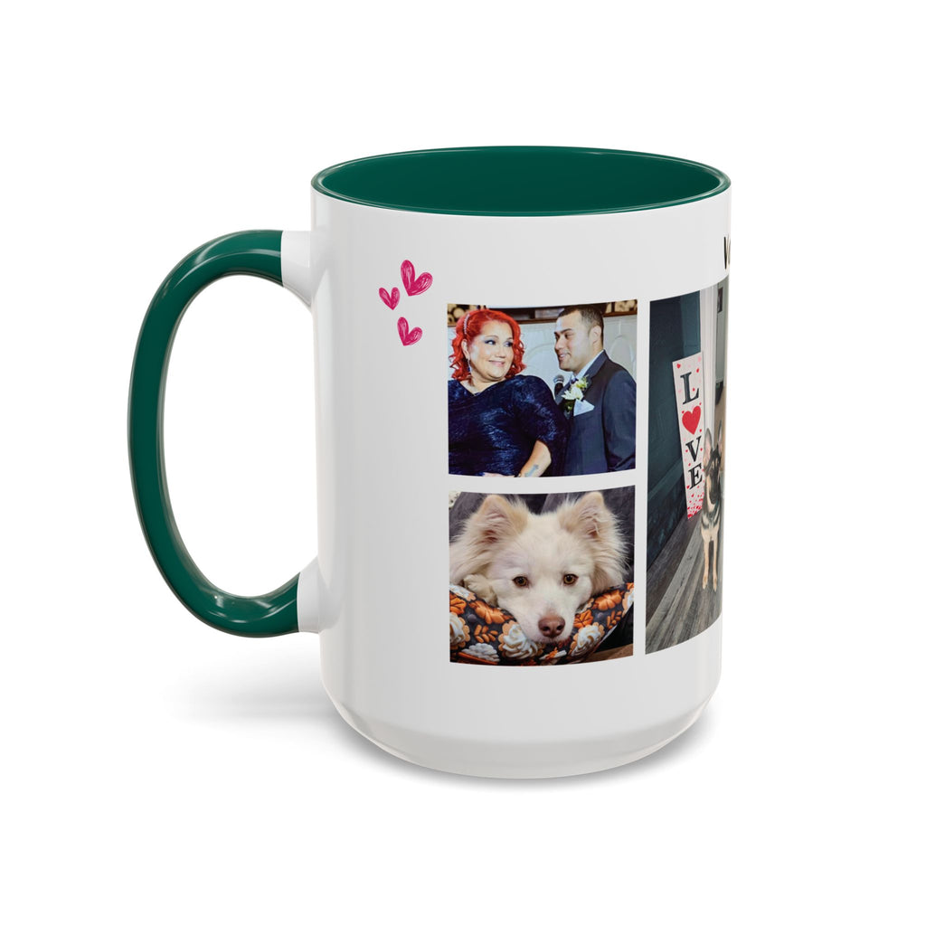 Personalized Photo Collage Coffee Mug, Custom Image Gift for Mom, Mother's Day Present, Colorful 15oz Cup, Birthday Mug, Custom Picture Mug Perfect Giift