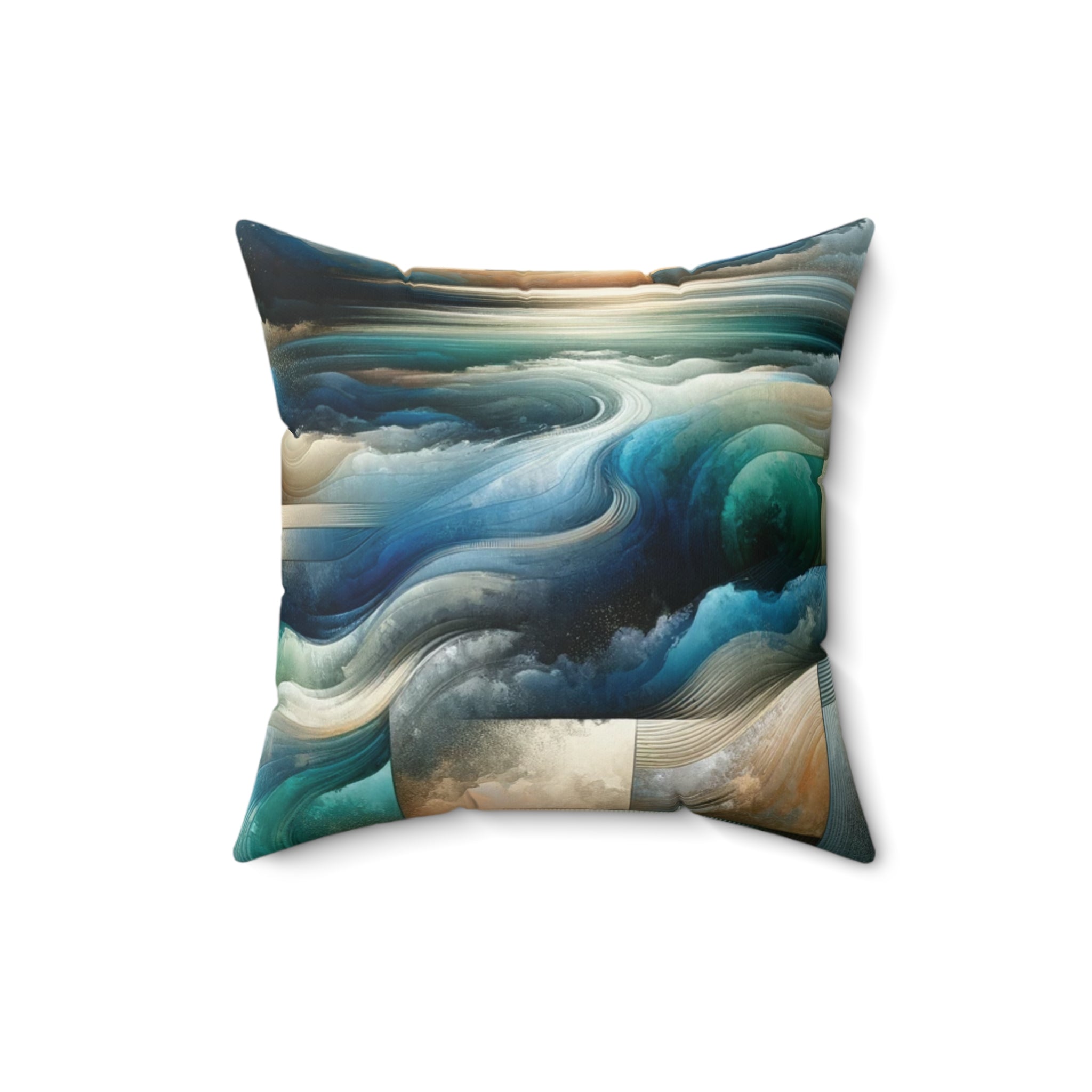 Abstract Nautical Decorative Pillow Home Accents Mother's Day Gift Luxurious Home Living Room Comfort for Bedroom or Housewarming Gift New House, Bridal Shower Gift.