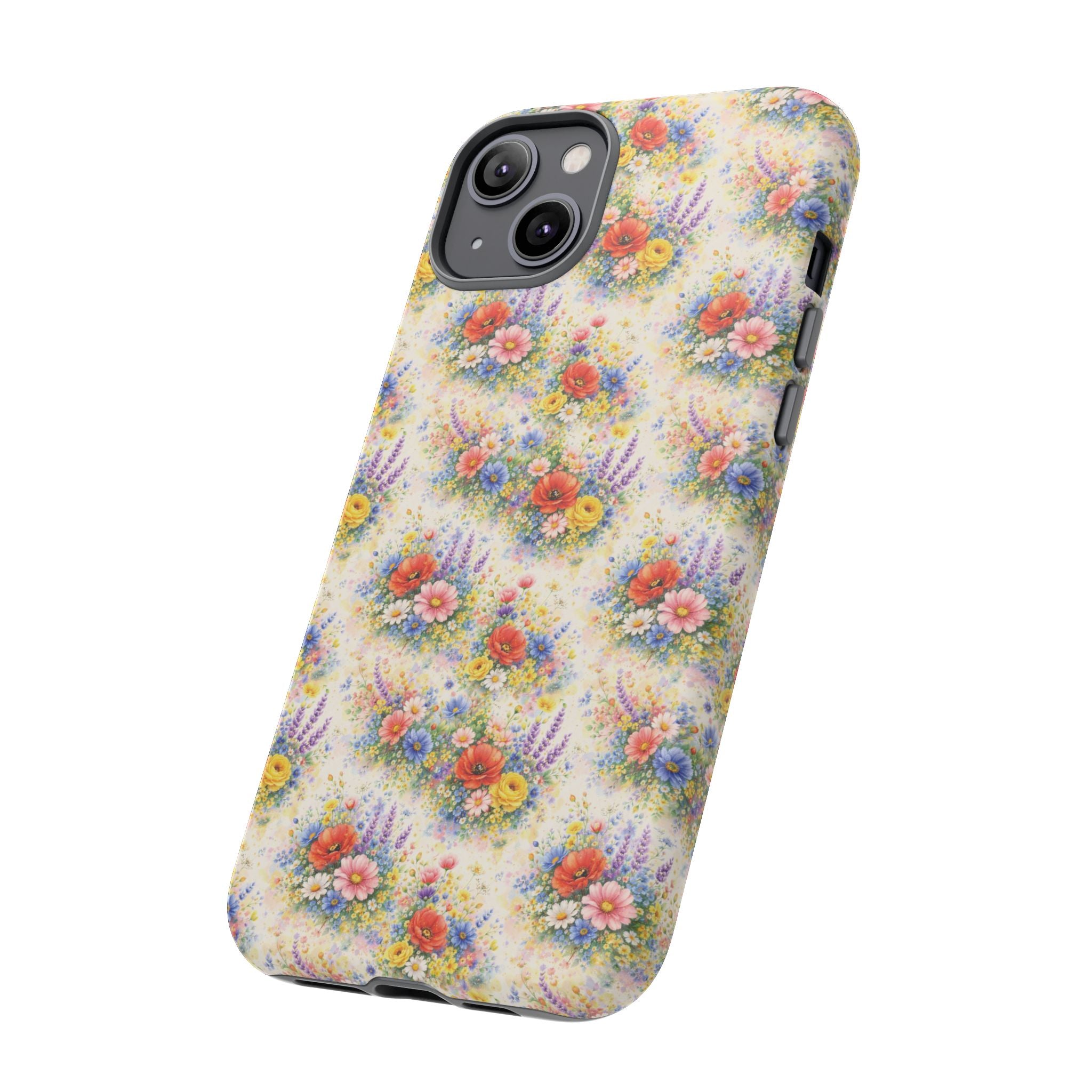 Watercolor Wildflowers Phone Case — Tough Cases