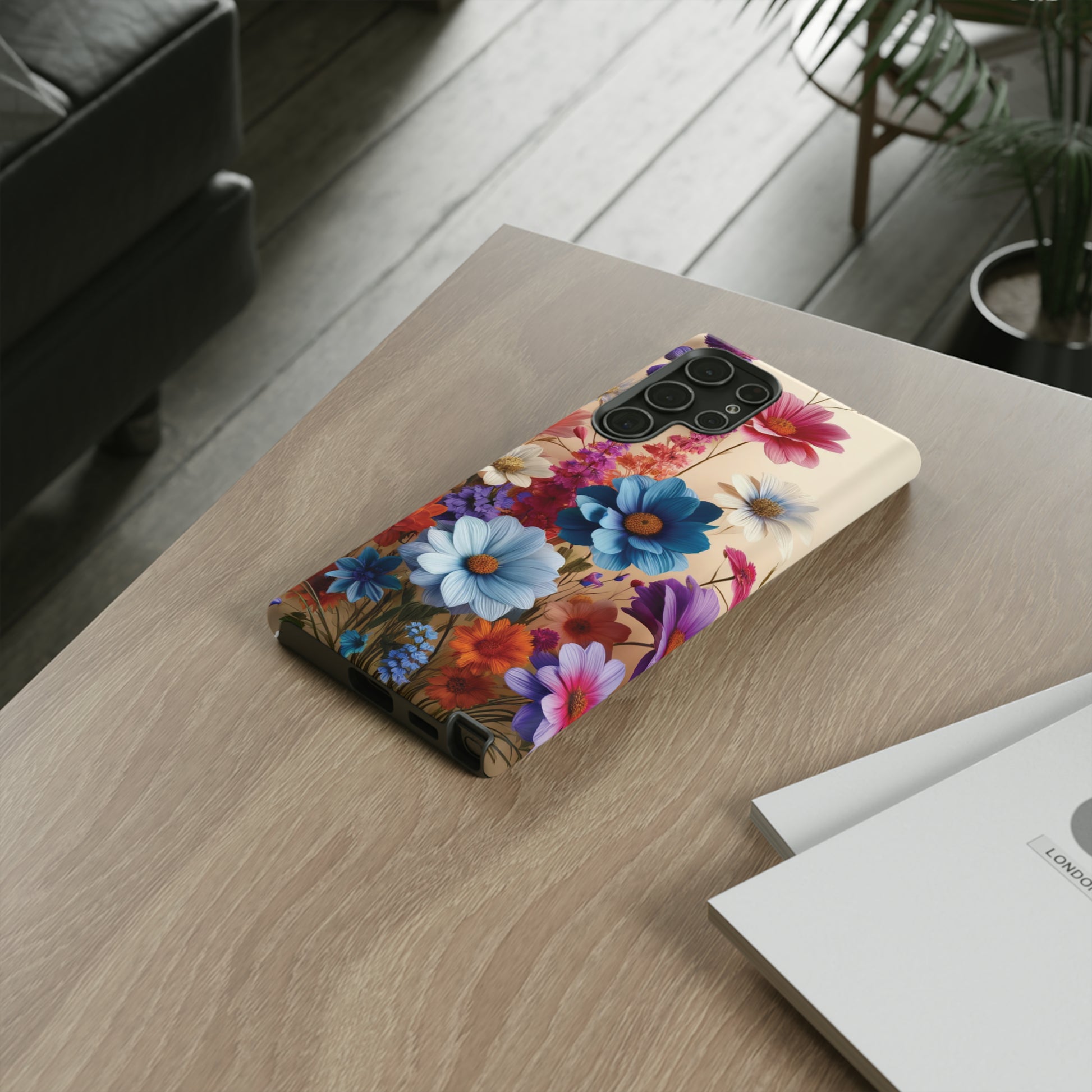 Best Phone Case Floral 3D Illusion Luxury Tough Case Floral Elegant Durable Stylish for Modern Devices iPhone 15, Samsung iPhone Samsung Accessory Gift for Her.