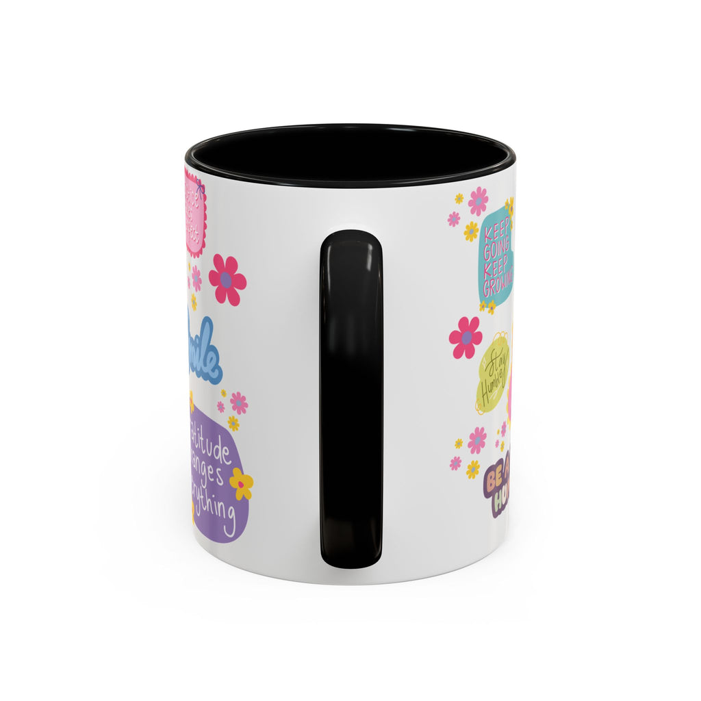 Good Vibes Only Coffee Mug 11 & 15 oz Ceramic Inspirational Cup, Positive Affirmation Gift for Mom, Teacher & Coworker | Morning Motivation Mother's Day, or Cozy Spring Mornings