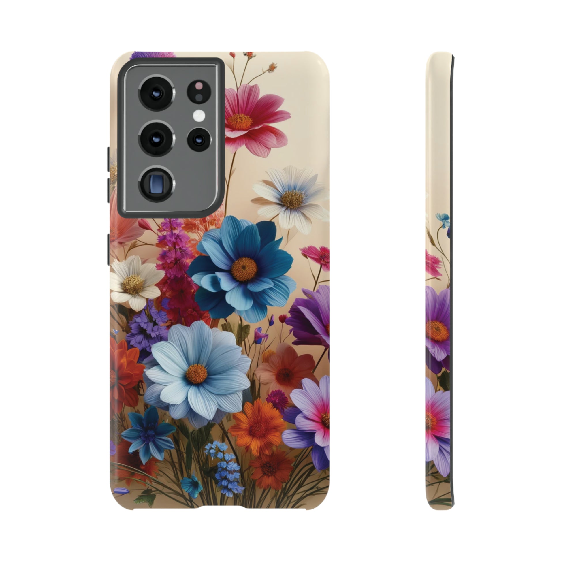Best Phone Case Floral 3D Illusion Luxury Tough Case Floral Elegant Durable Stylish for Modern Devices iPhone 15, Samsung iPhone Samsung Accessory Gift for Her.