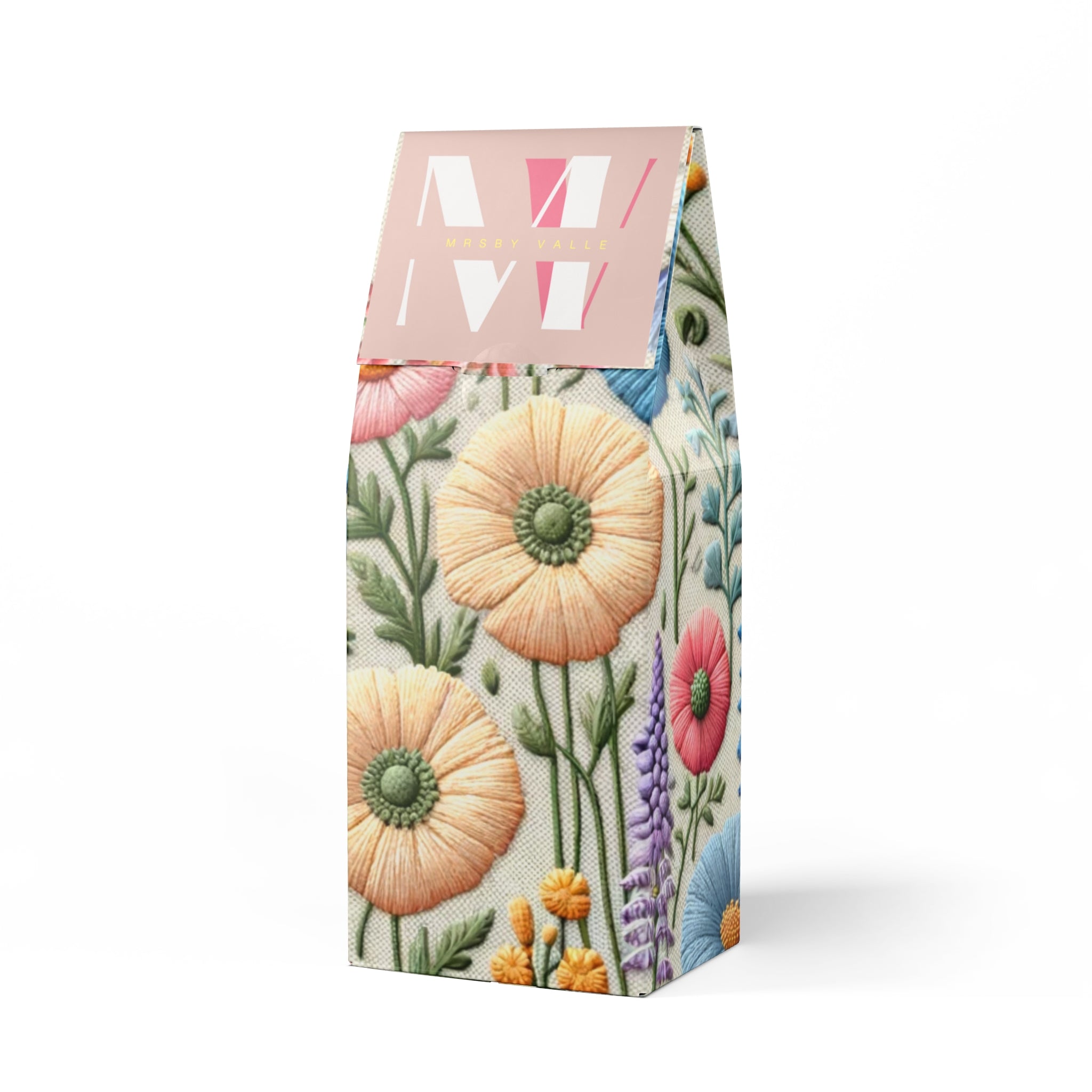 Housewarming Coffee Gift Colombia Single Origin Light-Medium Roast Coffee Exclusive Pink Abstract Design Pure, Flavorful, Artistic, Coffee Lover Gift.