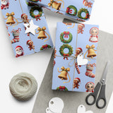 Christmas 3D Illusion Boho Wrapping Paper Stylish Holiday Gift Wrap with Festive Design | Premium Quality, Easy to Cut & Fold | Perfect for Christmas Presents - MRSBYVALLE