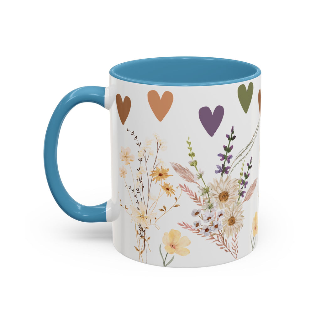 Wildflower Ceramic Mug Elegant Gift for Coffee or Tea Lovers Perfect for Mothers Day Birthdays and Adding Charm to Any Kitchen Gift