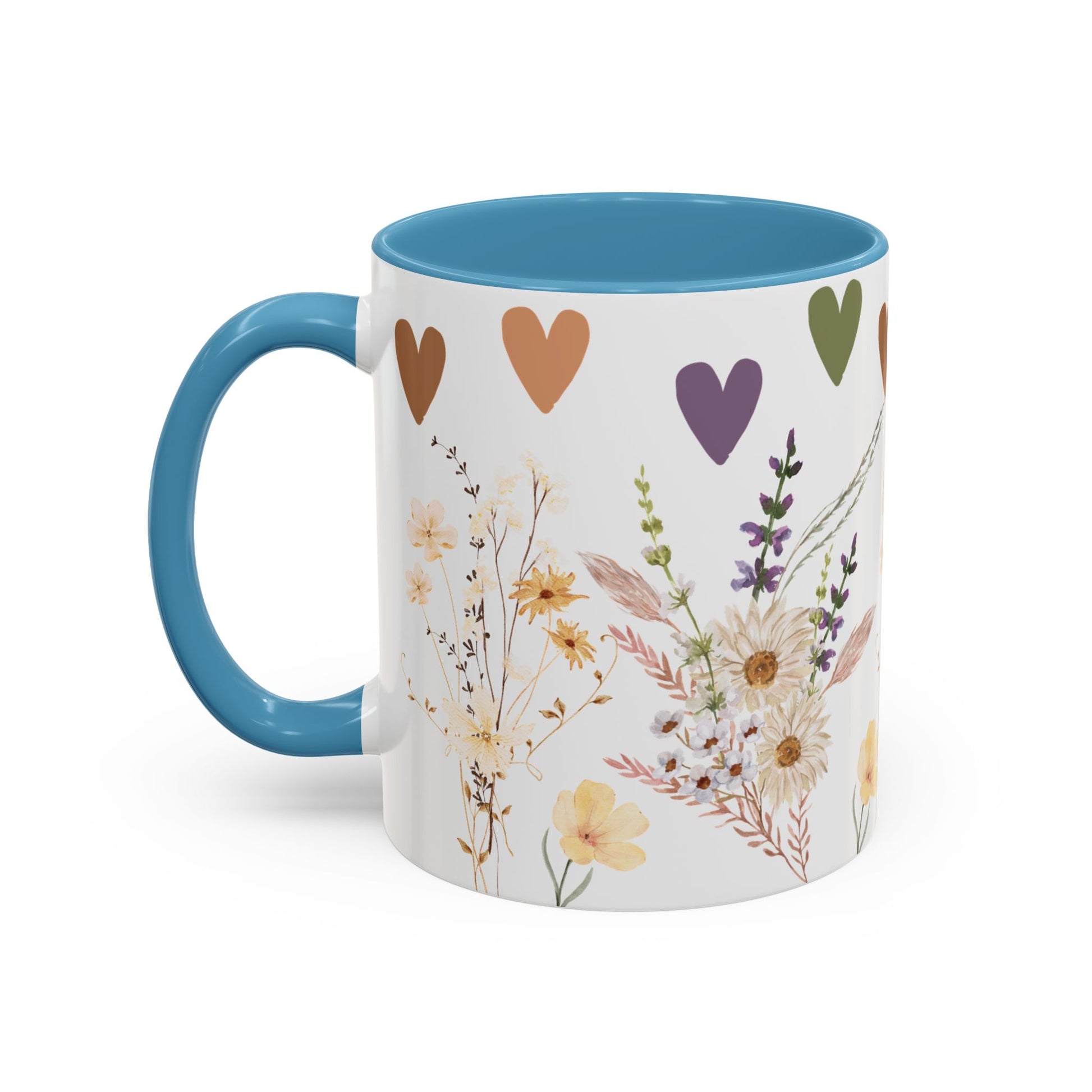 Wildflower Ceramic Mug Elegant Gift for Coffee or Tea Lovers Perfect for Mothers Day Birthdays and Adding Charm to Any Kitchen Gift